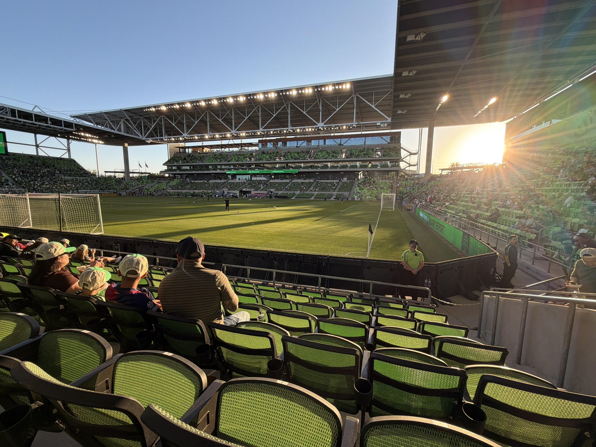 Real Fan View taken from Section 128 at Q2 Stadium by Quinn C