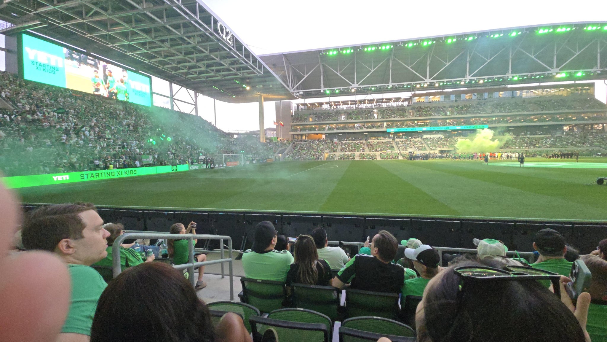 Real Fan View taken from Section 133 at Q2 Stadium by Mike B
