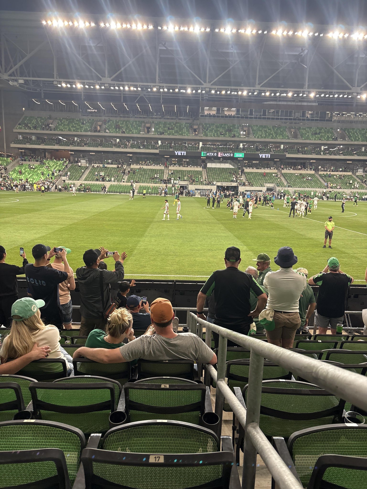 Real Fan View taken from Section 133 at Q2 Stadium by Barbarita L