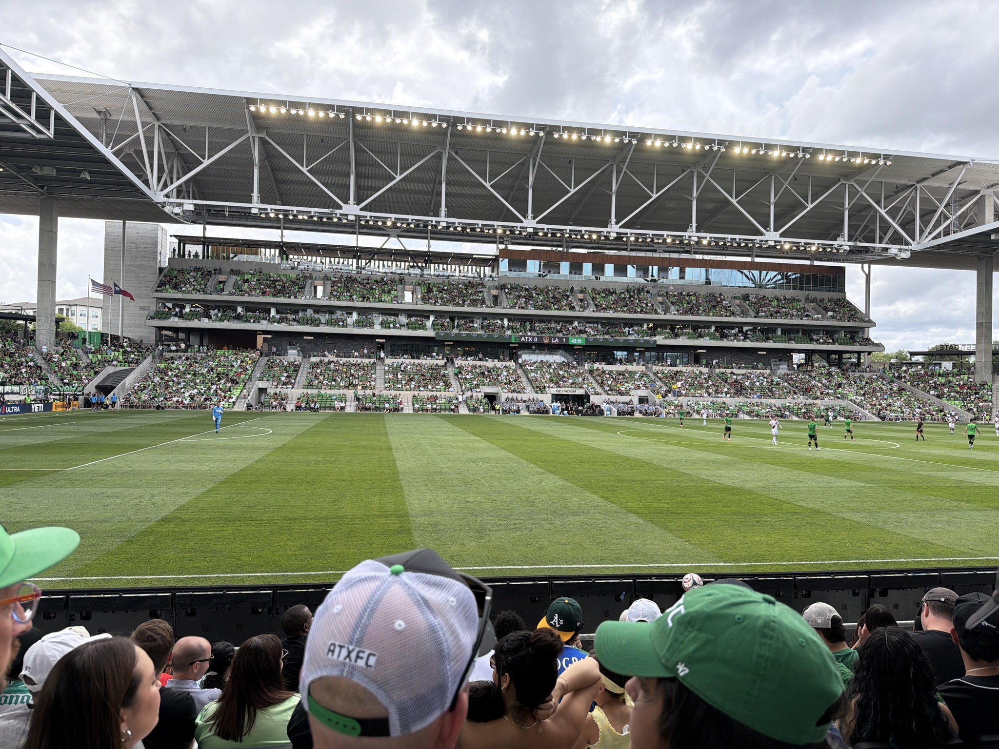 Real Fan View taken from Section 134 at Q2 Stadium by Marco P