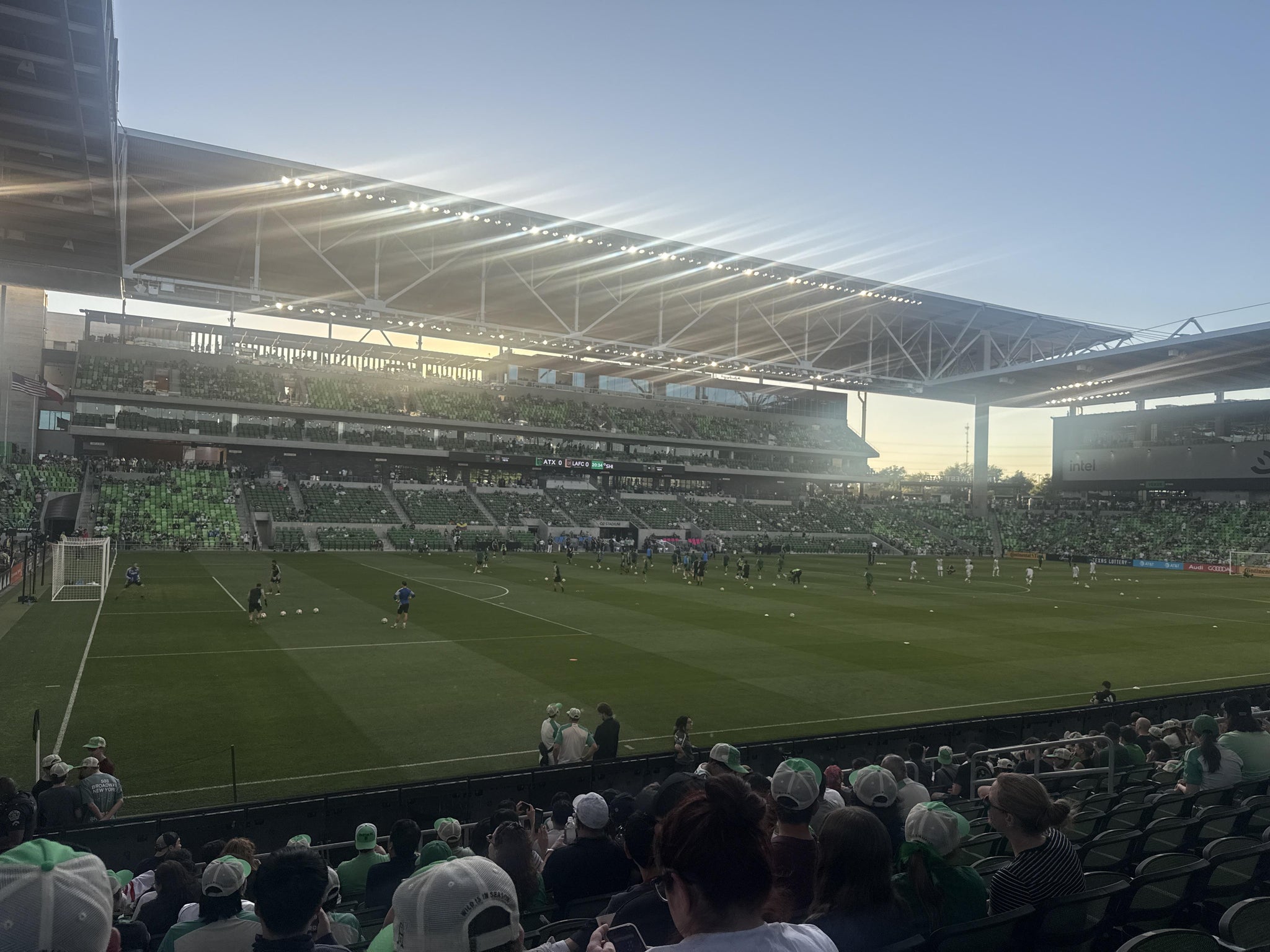 Real Fan View taken from Section 136 at Q2 Stadium by Casli J