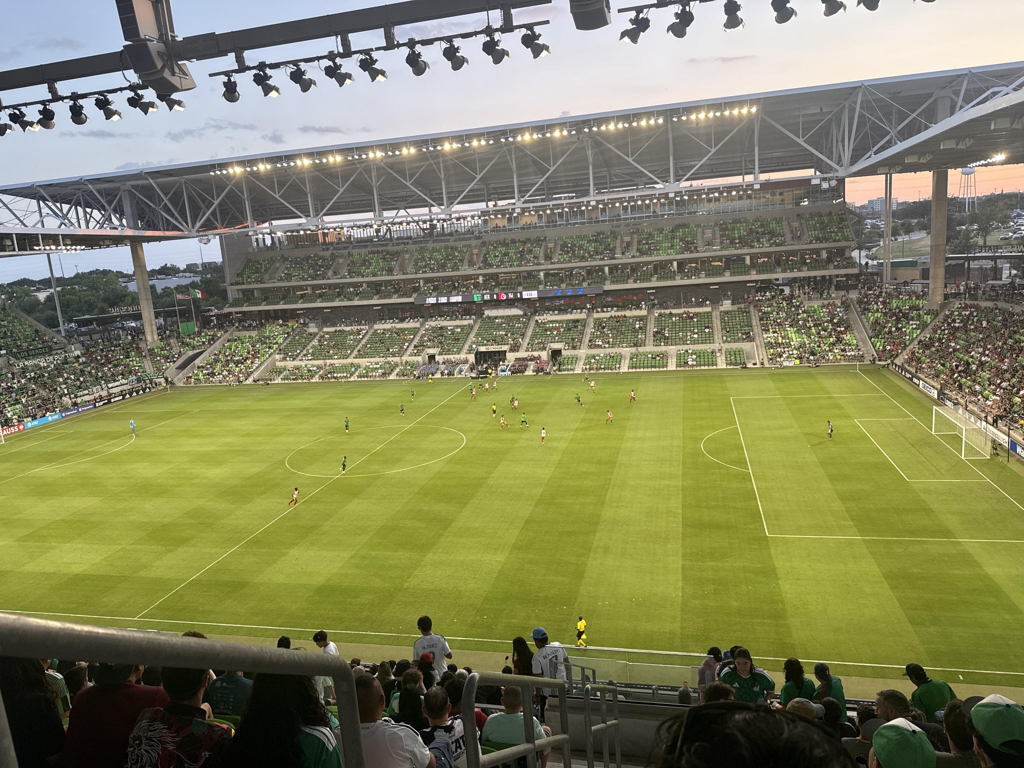 Vue réelle des fans prise de la Section 229 au site Q2 Stadium par Joel M