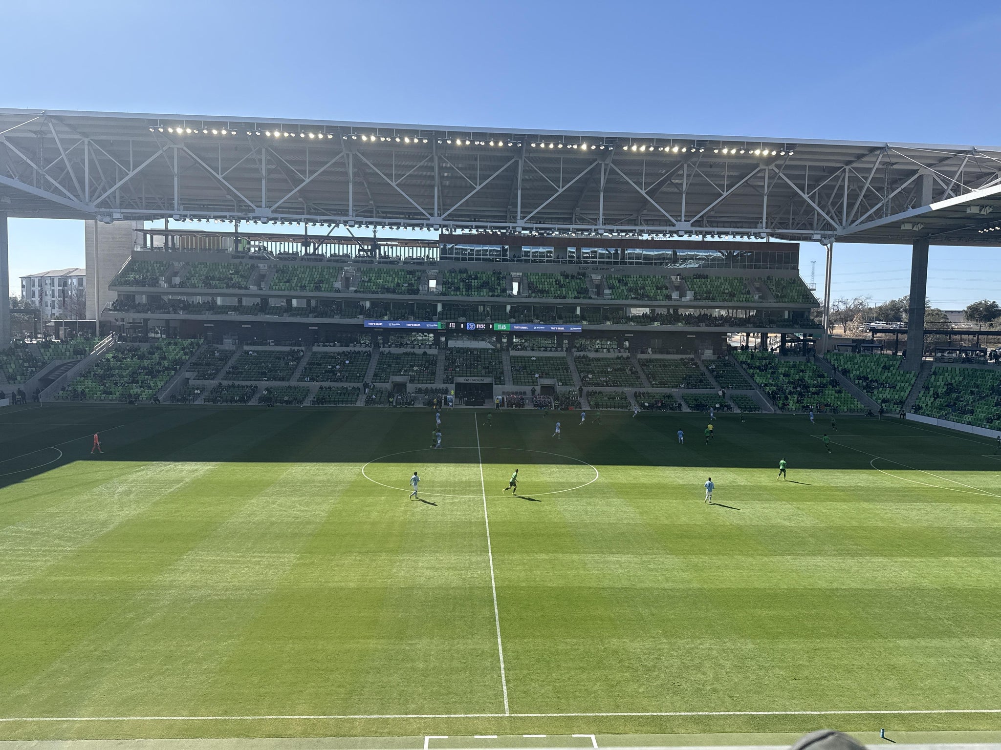 Real Fan View taken from Section 232 at Q2 Stadium by Marcos K