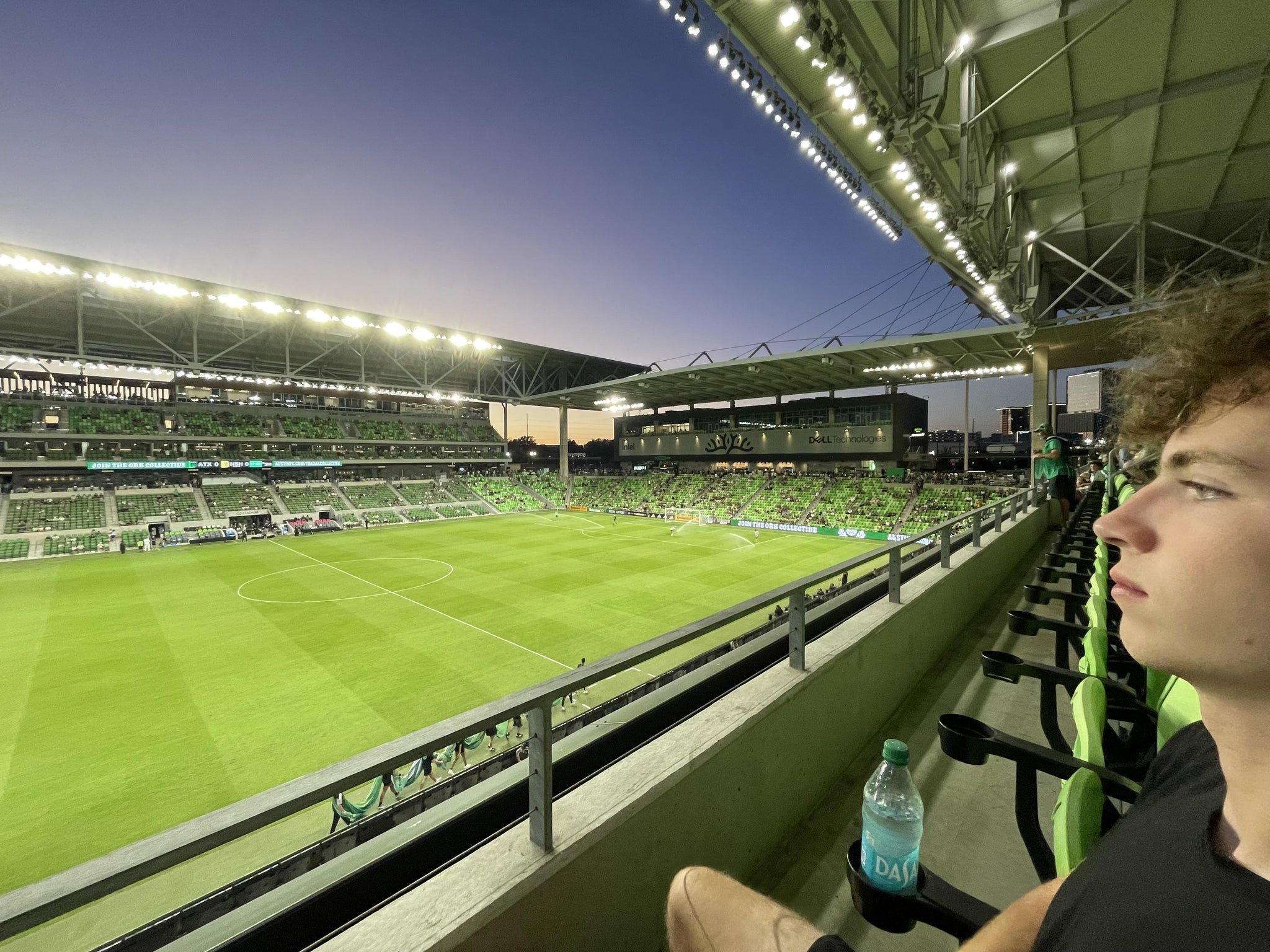 Real Fan View taken from Section 233 at Q2 Stadium by John S