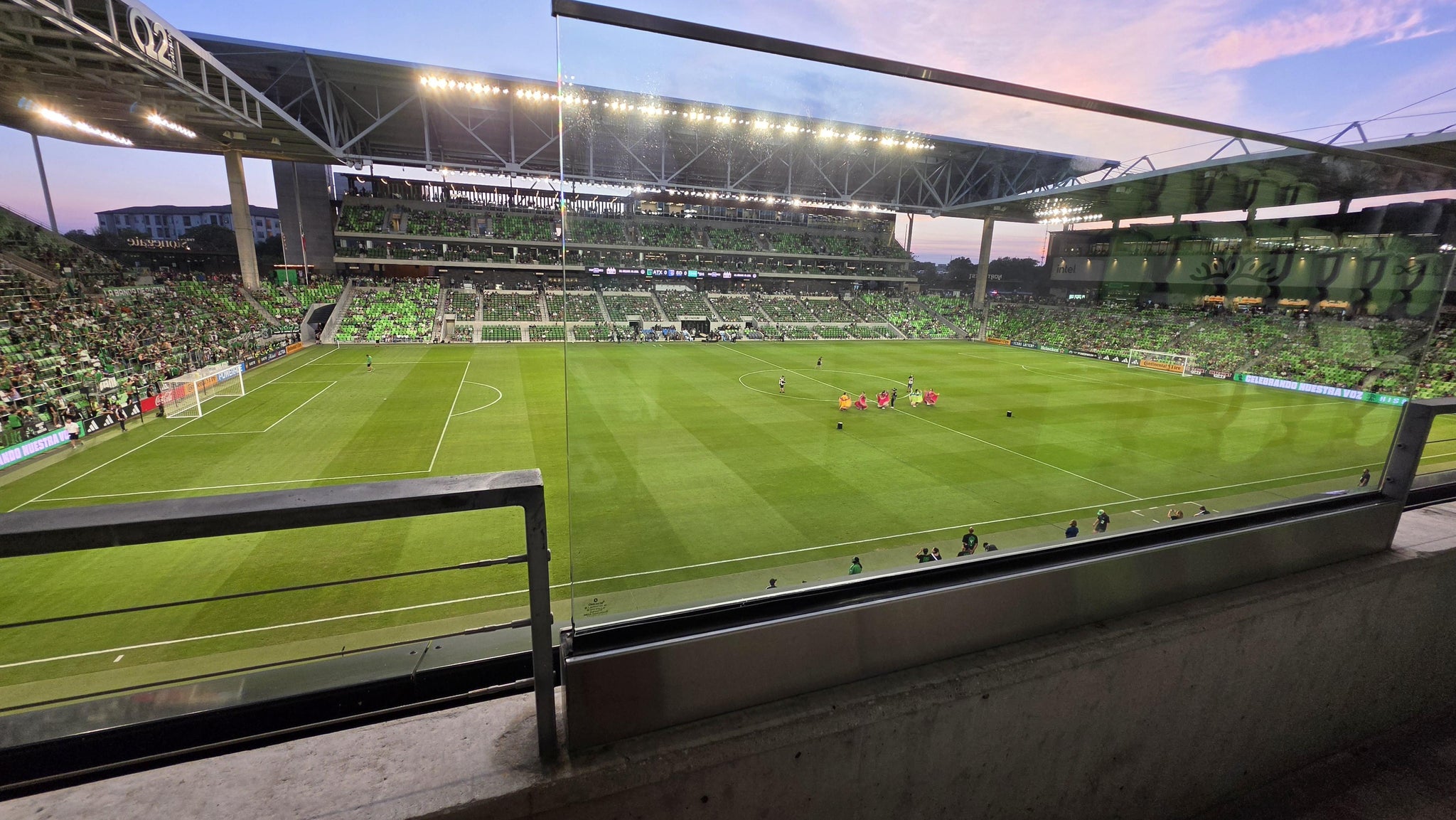 Real Fan View taken from Section 235 at Q2 Stadium by Richard A