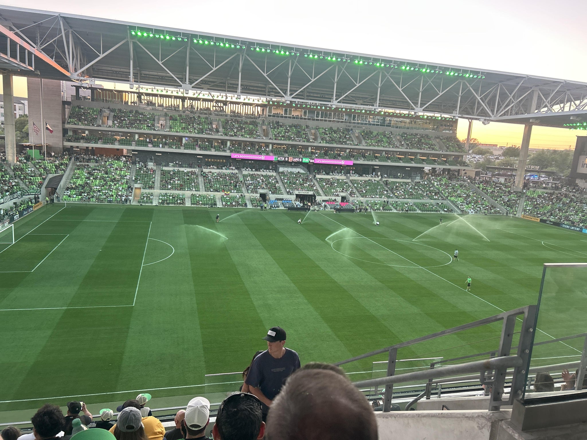 Real Fan View taken from Section 235 at Q2 Stadium by Sarah M