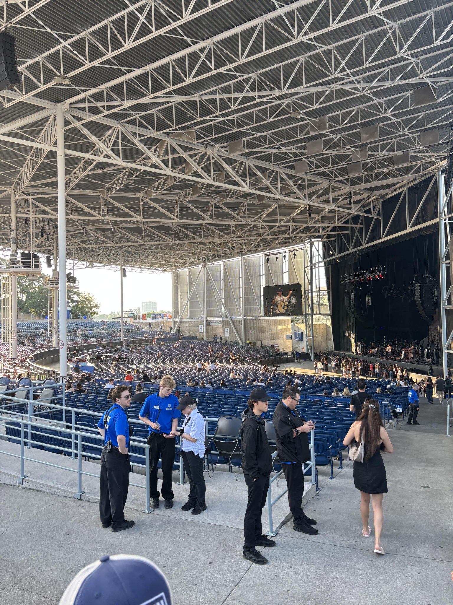 Real Fan View taken from GA Floor at RBC Amphitheatre by Sophie S