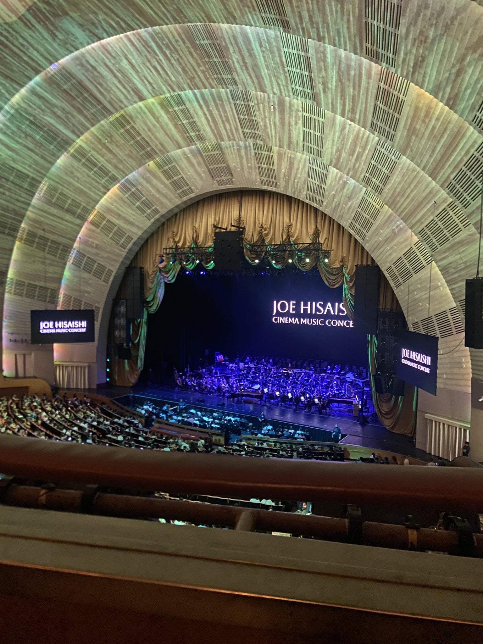 Real Fan View taken from 2 ND Mezzanine 1 at Radio City Music Hall by Salma A