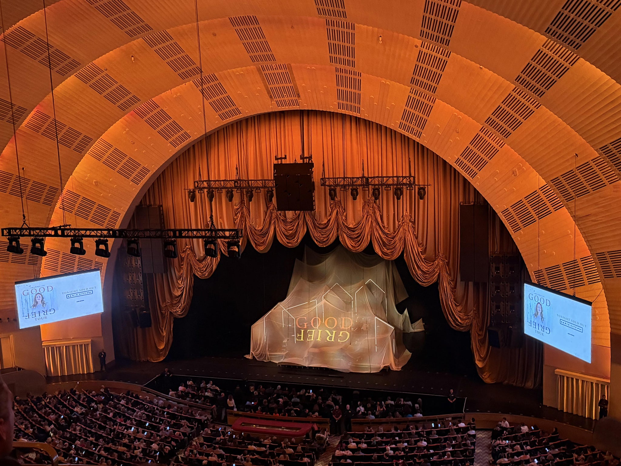 Real Fan View taken from 3 RD Mezzanine 2 at Radio City Music Hall by Tamara L