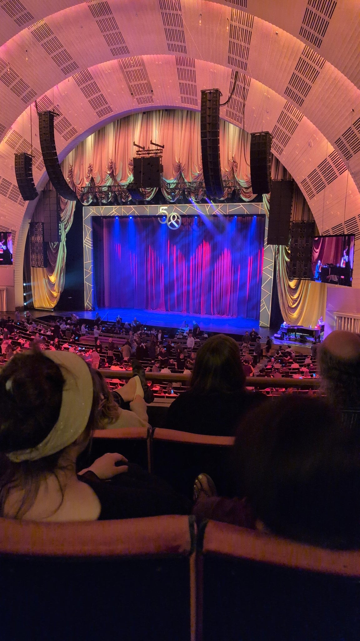 Real Fan View taken from First Mezzanine 2 at Radio City Music Hall by Harry C