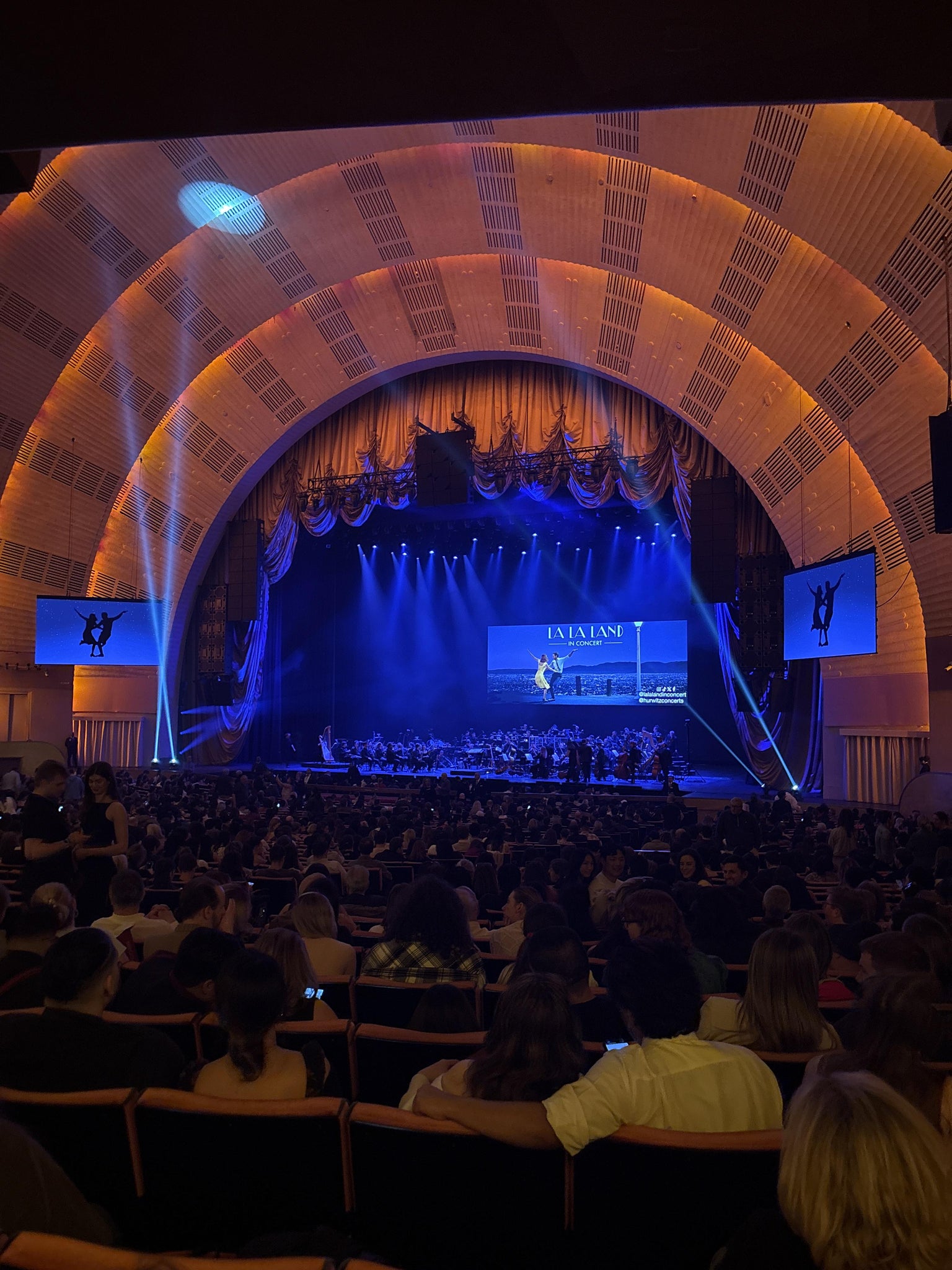 Real Fan View taken from Orchestra 2 at Radio City Music Hall by Anita P