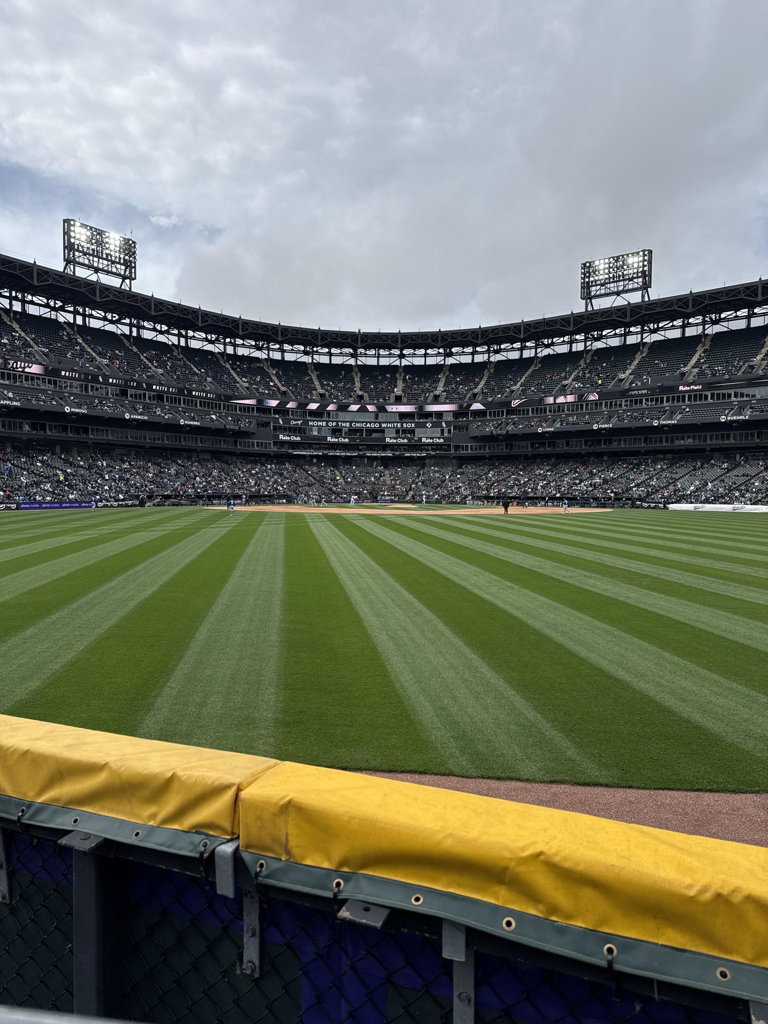 Real Fan View taken from Section 100 at Rate Field by Margaret U