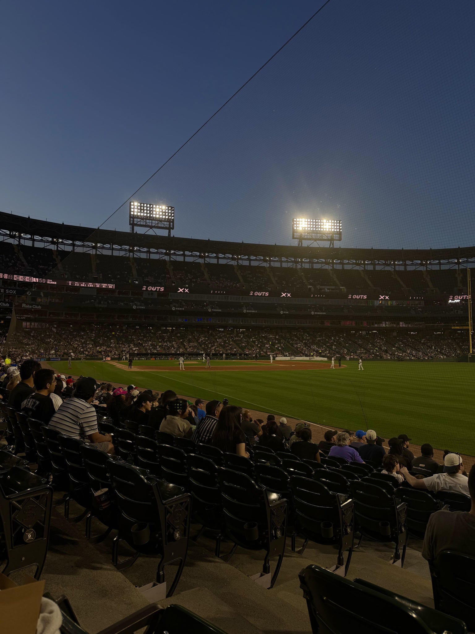 Real Fan View taken from Section 111 at Rate Field by Ami B