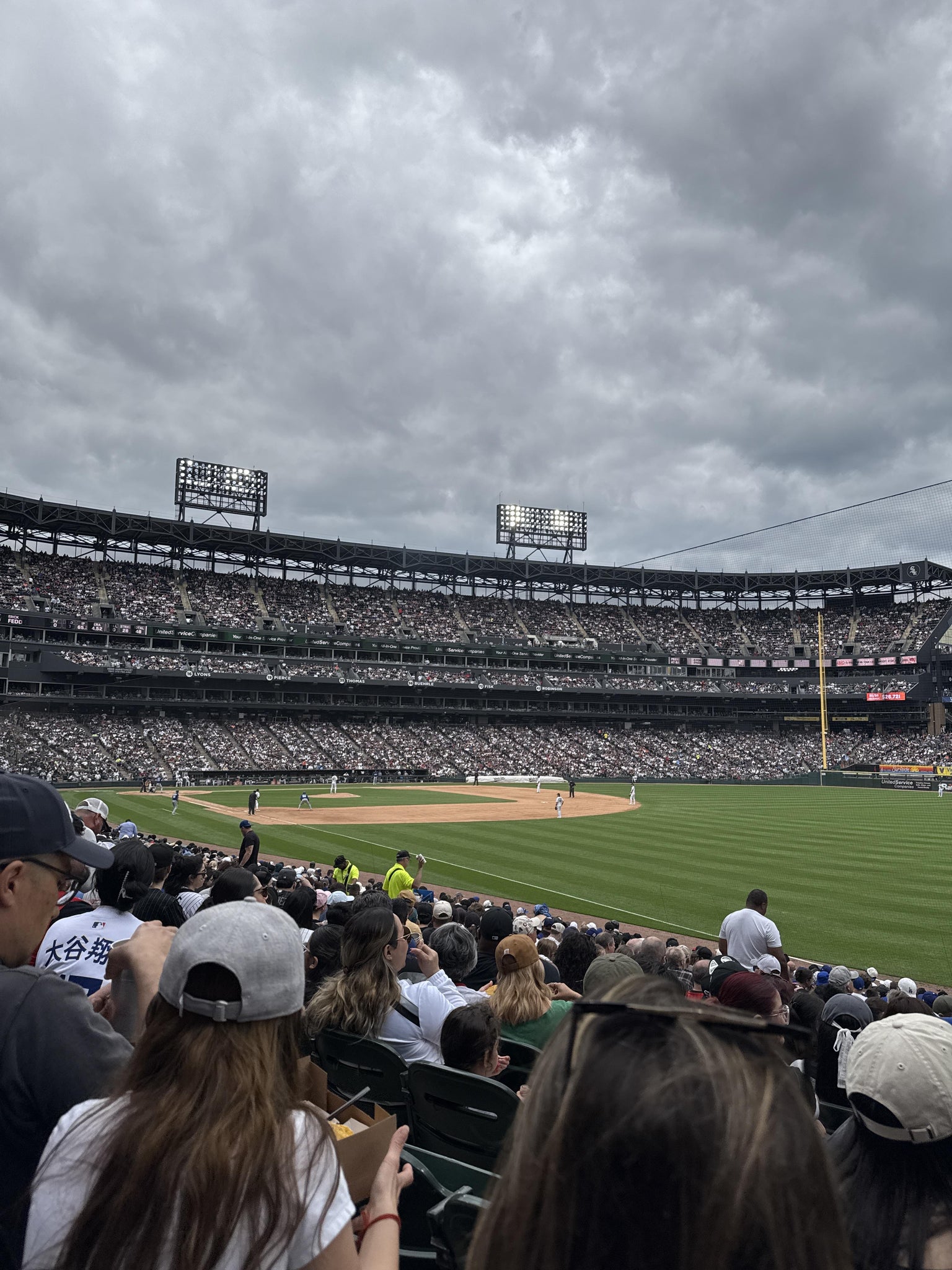 Real Fan View taken from Section 112 at Rate Field by Vincent P