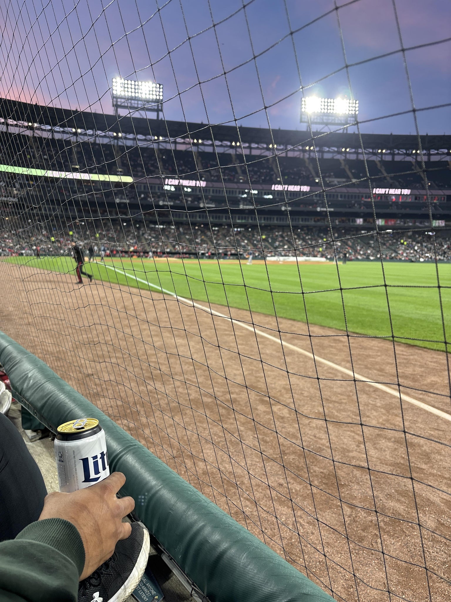Real Fan View taken from Section 112 at Rate Field by Anonymous User