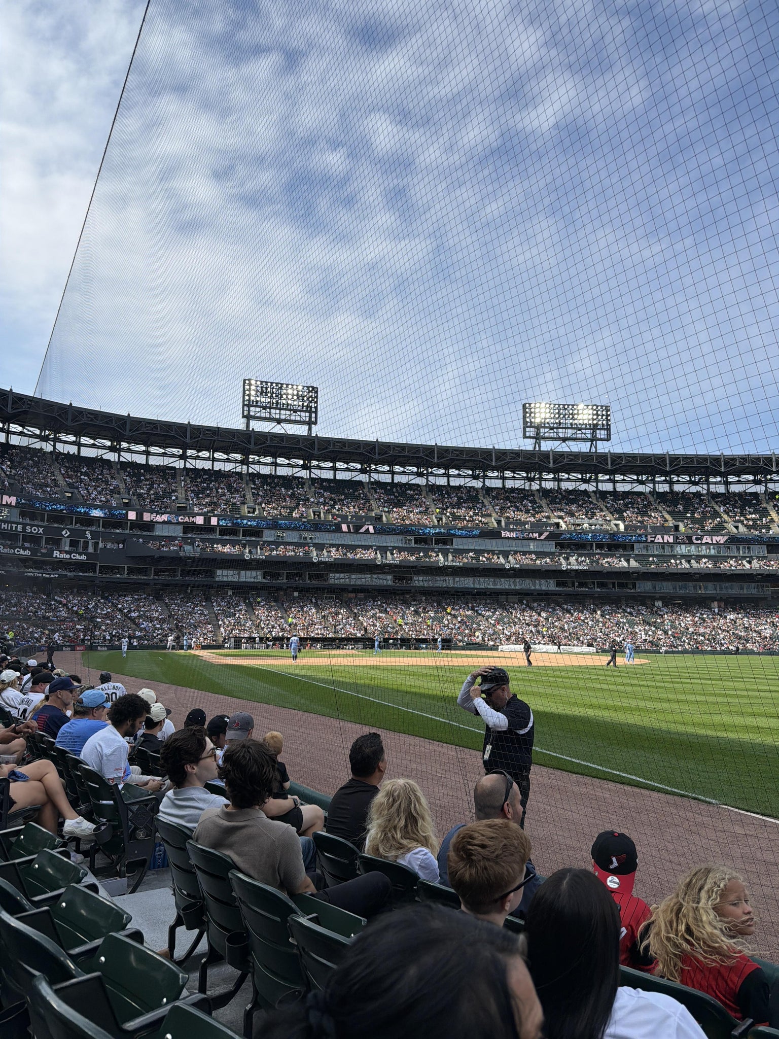 Real Fan View taken from Section 113 at Rate Field by Toni M