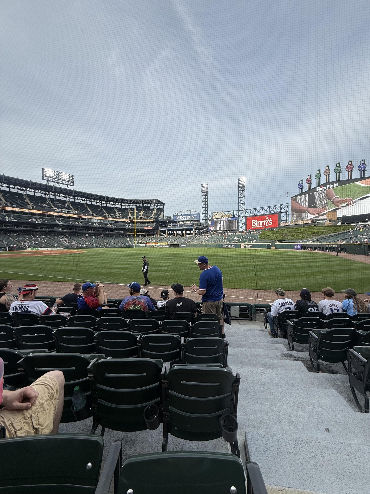 Real Fan View taken from Section 113 at Rate Field by Jake D