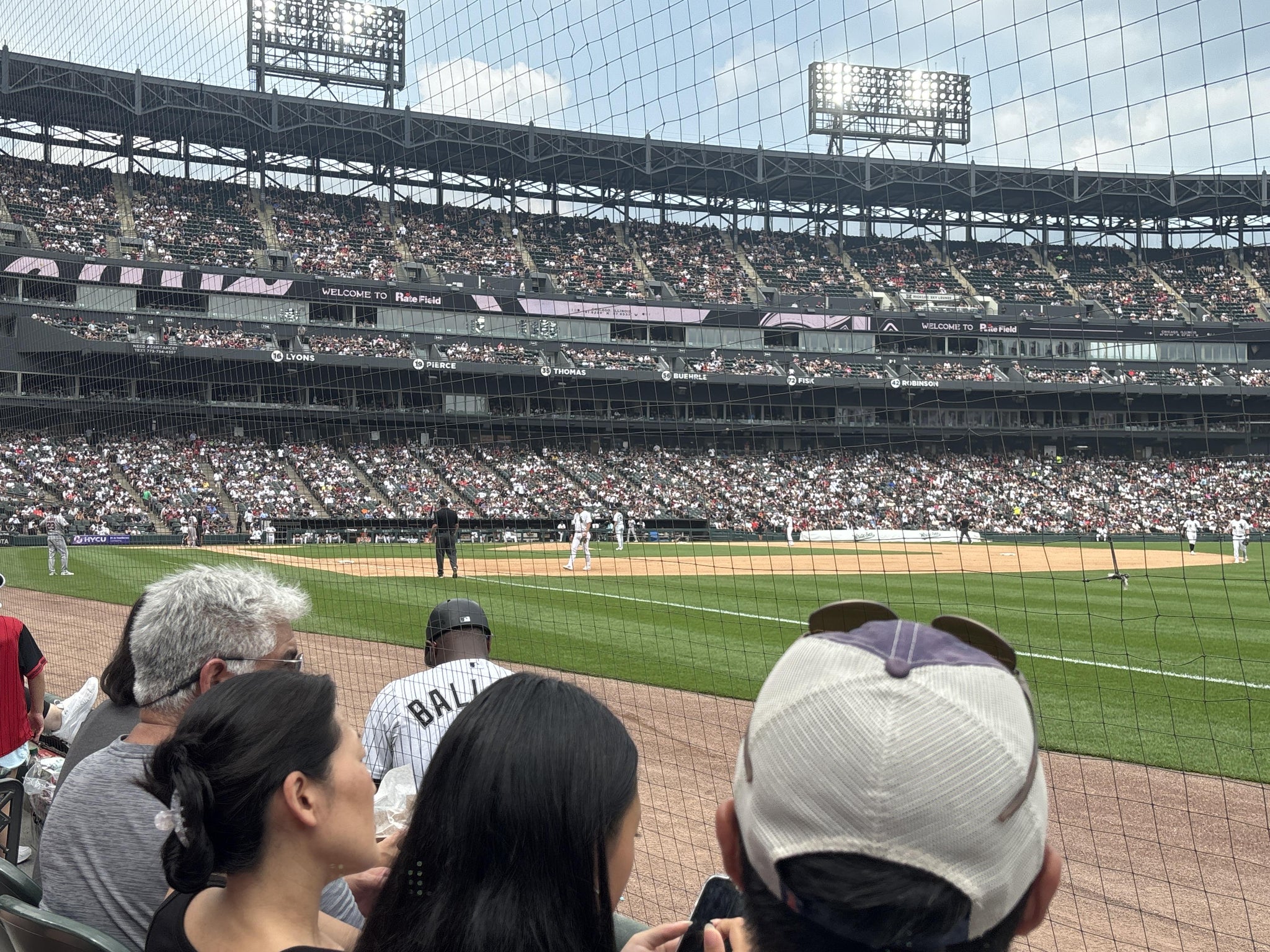 Real Fan View taken from Section 116 at Rate Field by Kelly M