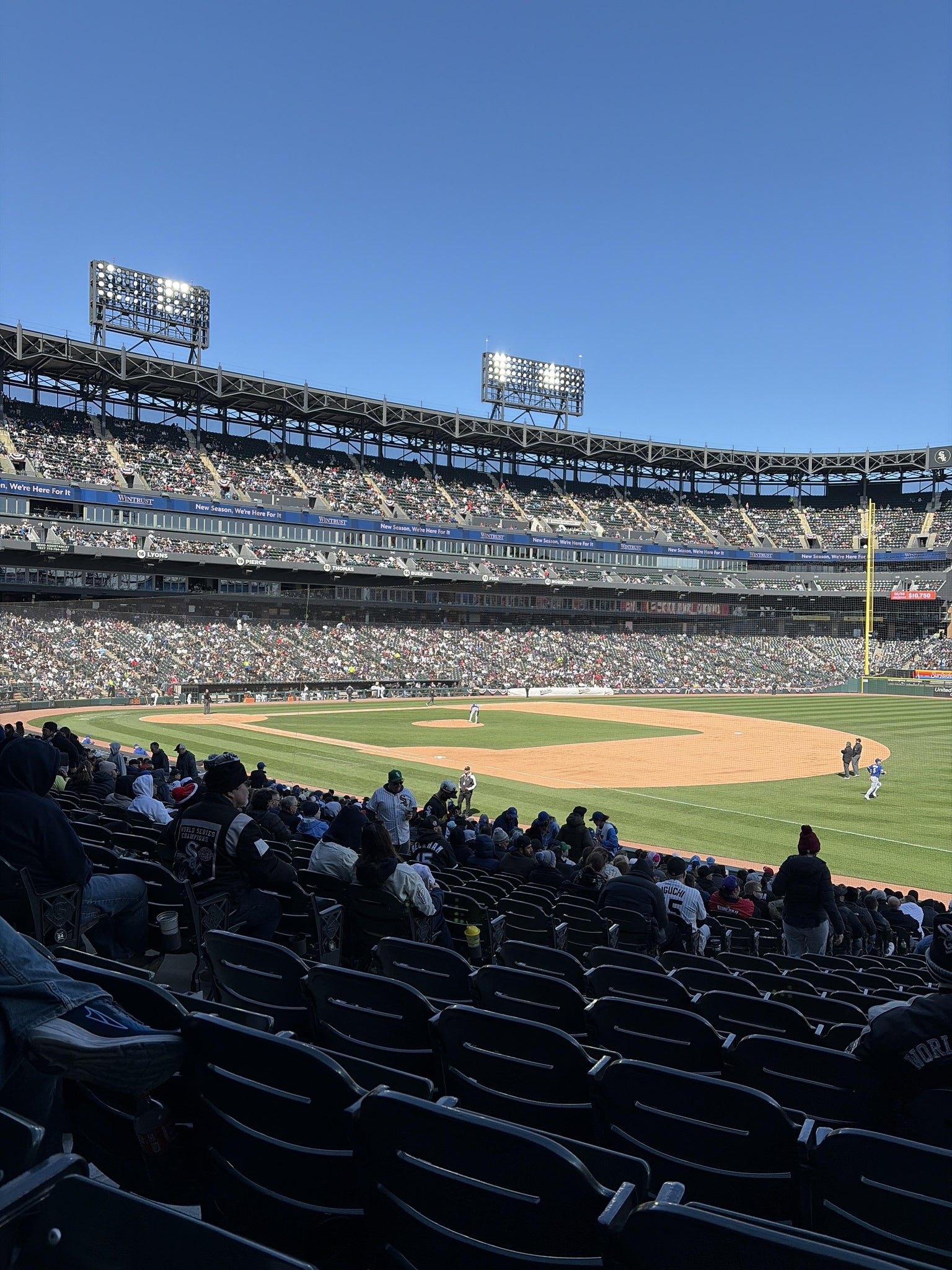 Real Fan View taken from Section 117 at Rate Field by Tae K