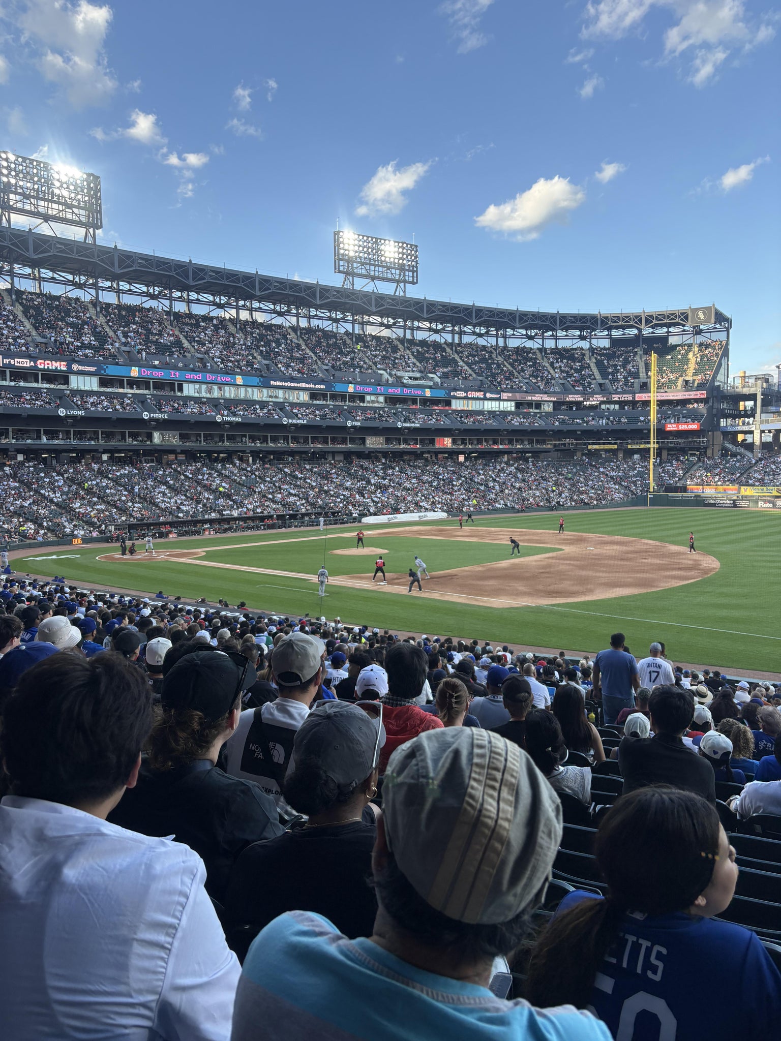 Real Fan View taken from Section 118 at Rate Field by Kyler M
