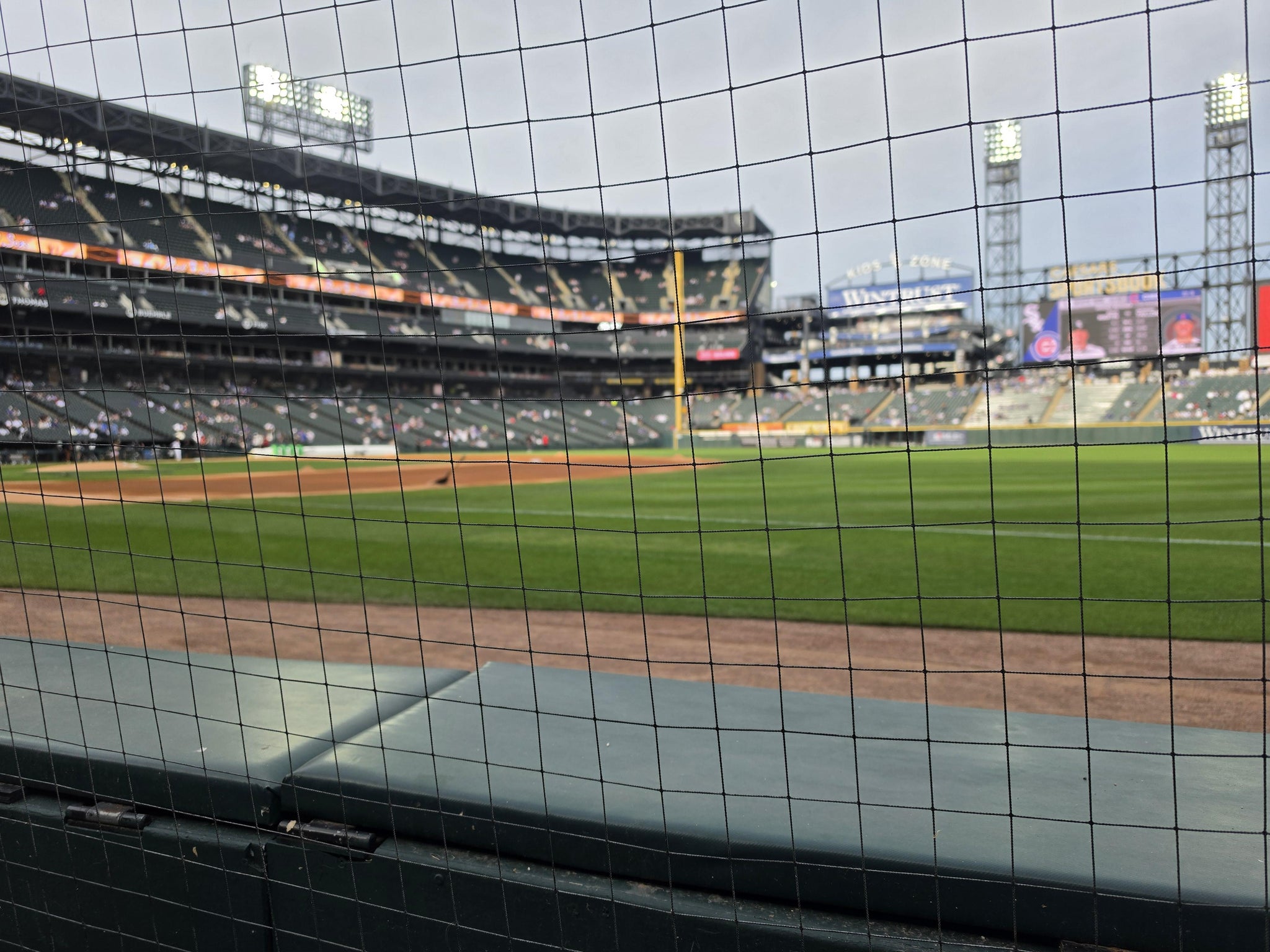 Real Fan View taken from Section 118 at Rate Field by Gillian D