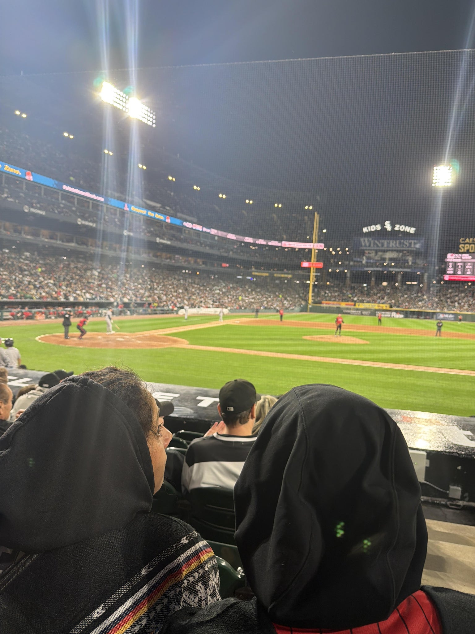 Real Fan View taken from Section 126 at Rate Field by Victor H