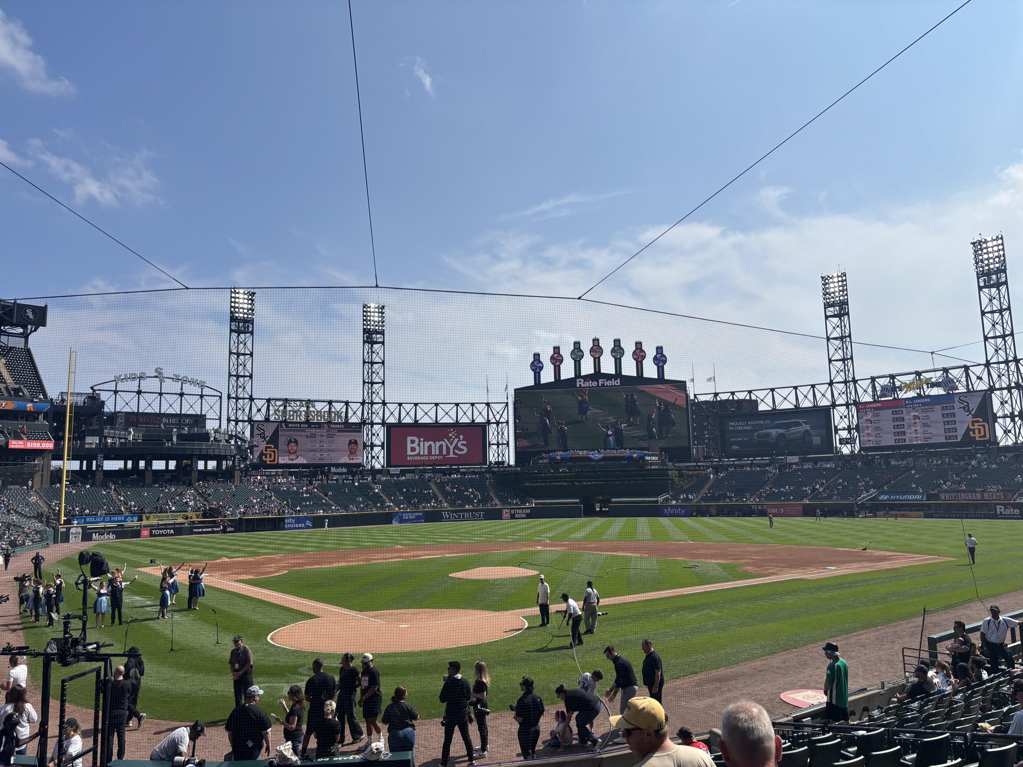 Real Fan View taken from Section 131 at Rate Field by Ethan R
