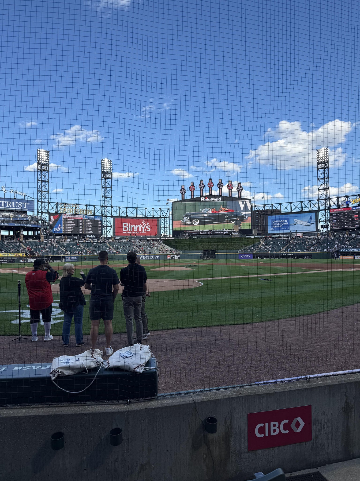 Real Fan View taken from Section 131 S at Rate Field by Joel C