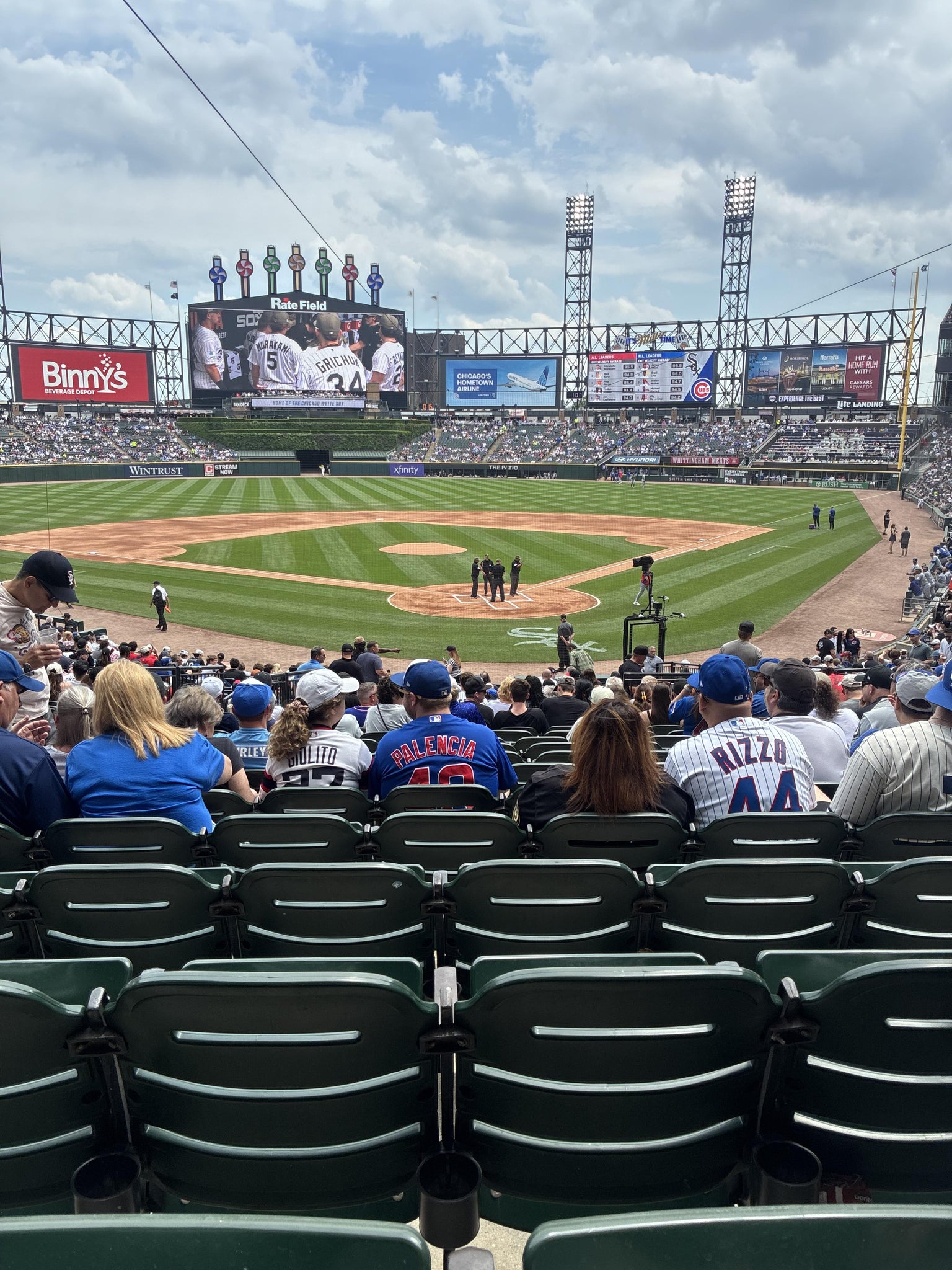 Real Fan View taken from Section 133 at Rate Field by Ivan A