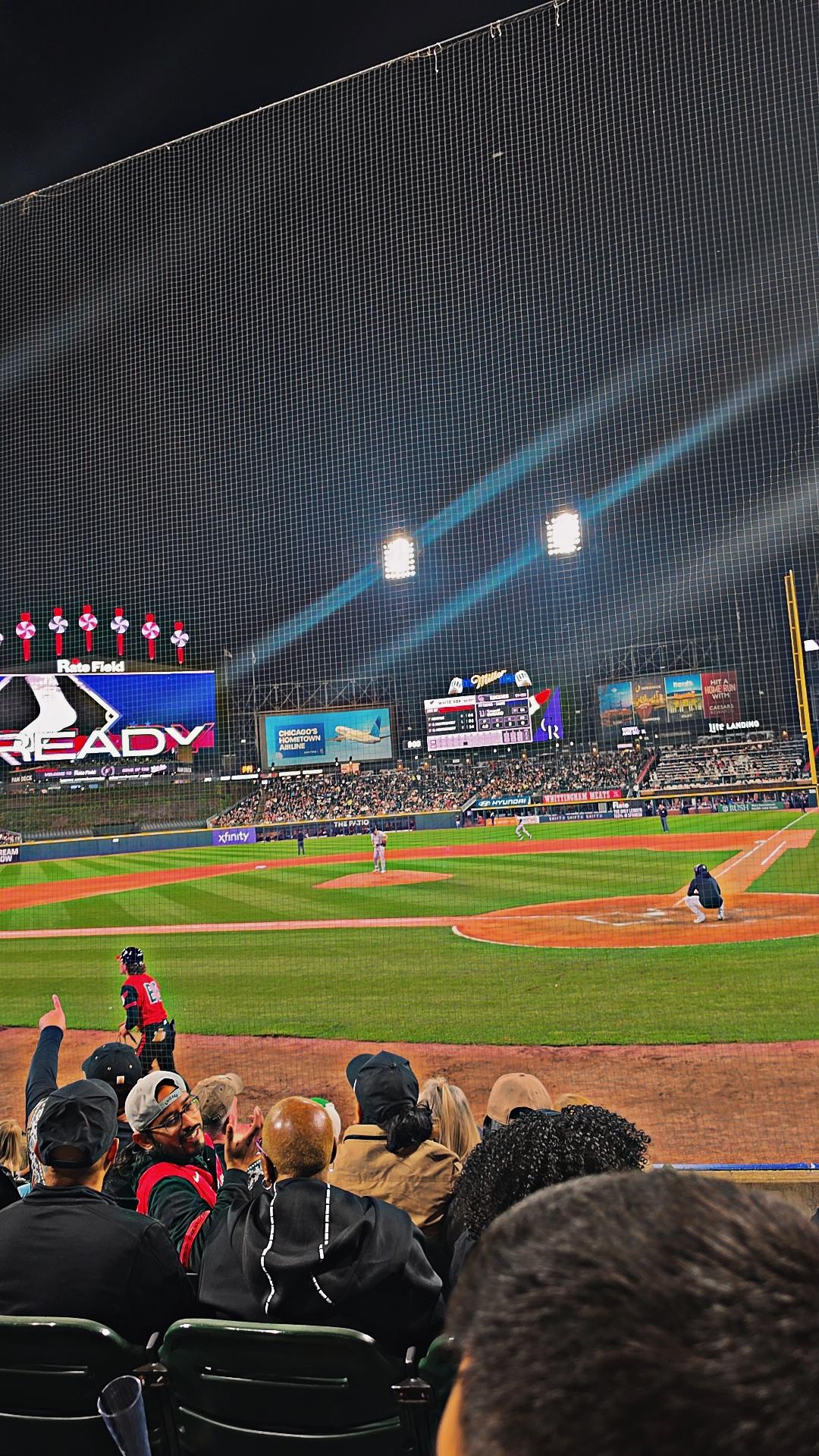 Real Fan View taken from Section 135 at Rate Field by Anthony P