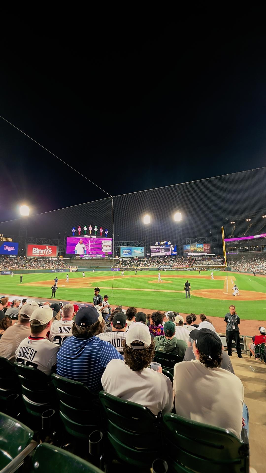 Real Fan View taken from Section 136 at Rate Field by Anthony P