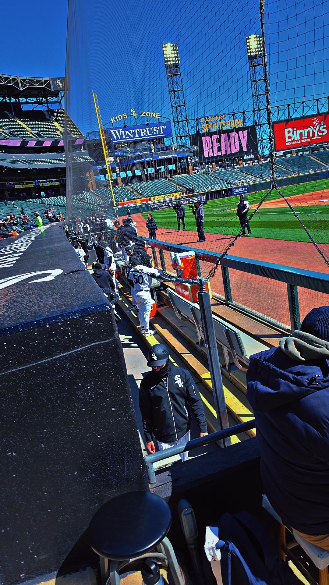 Real Fan View taken from Section 136 at Rate Field by Anthony P