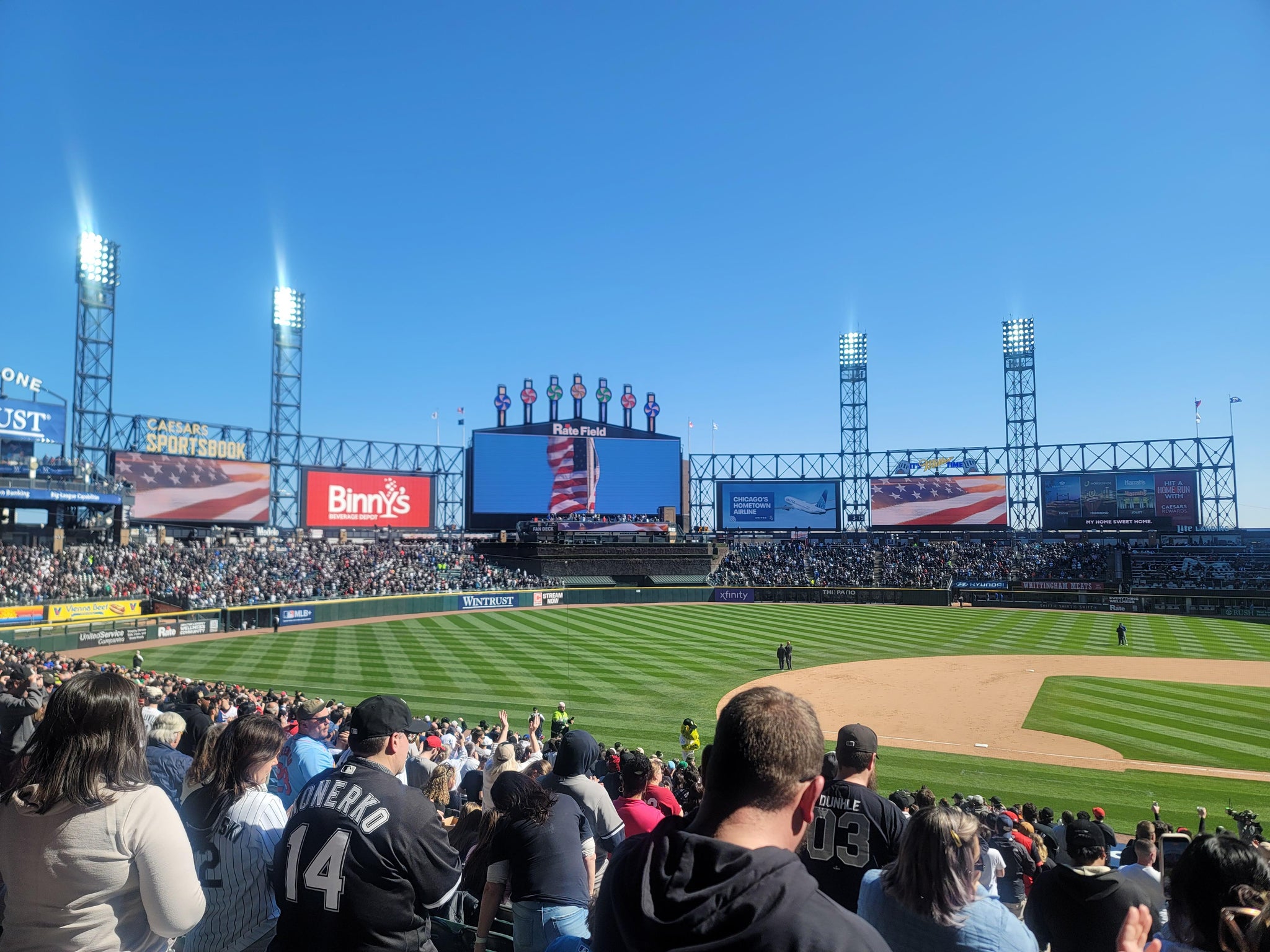 Real Fan View taken from Section 139 at Rate Field by Andres B