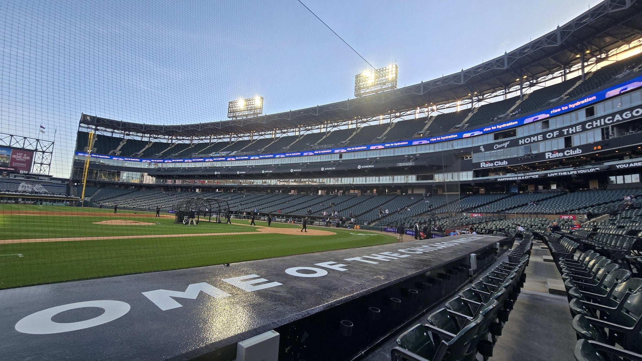 Real Fan View taken from Section 140 at Rate Field by Christopher P