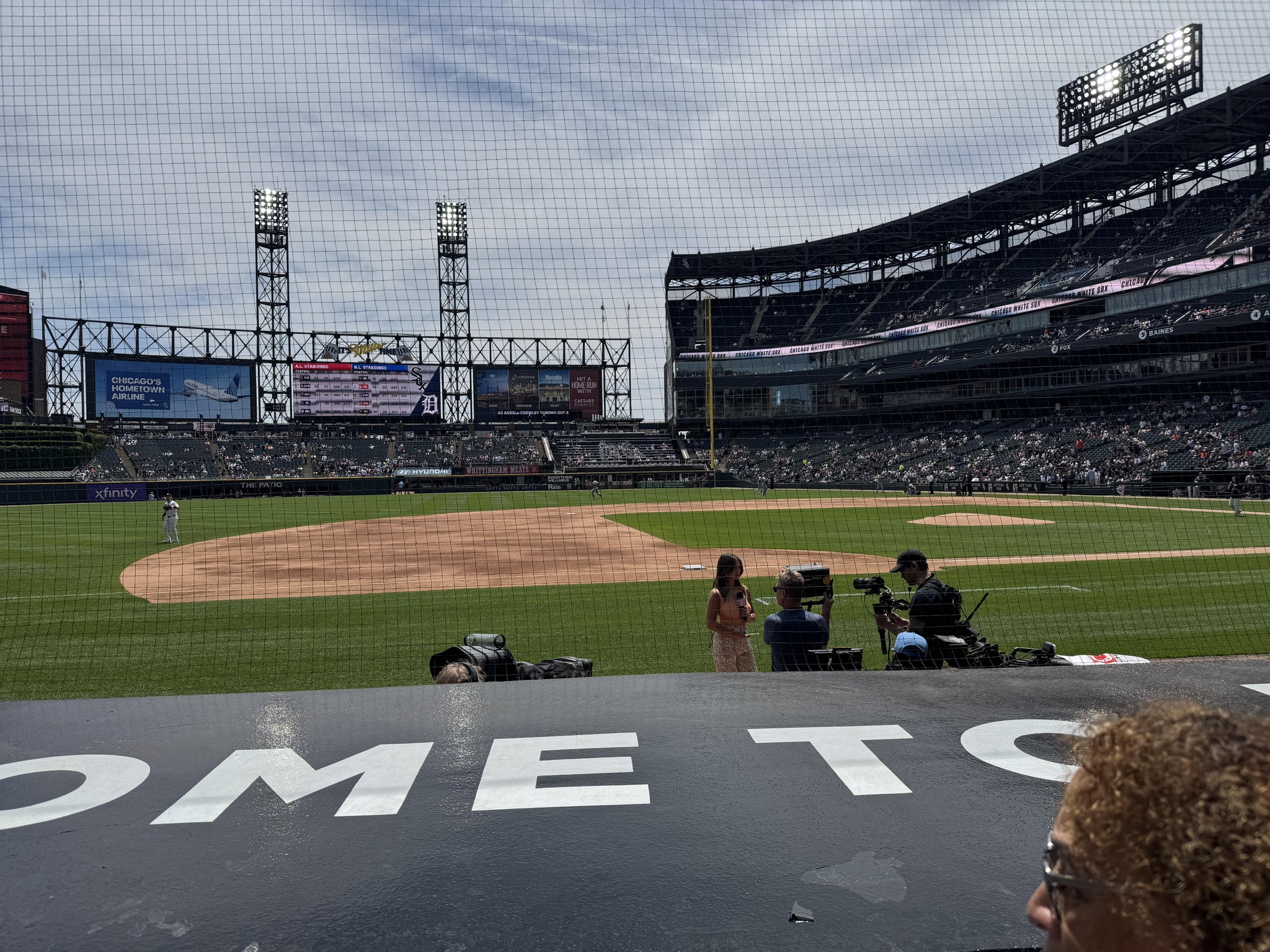 Real Fan View taken from Section 141 at Rate Field by Roderick N