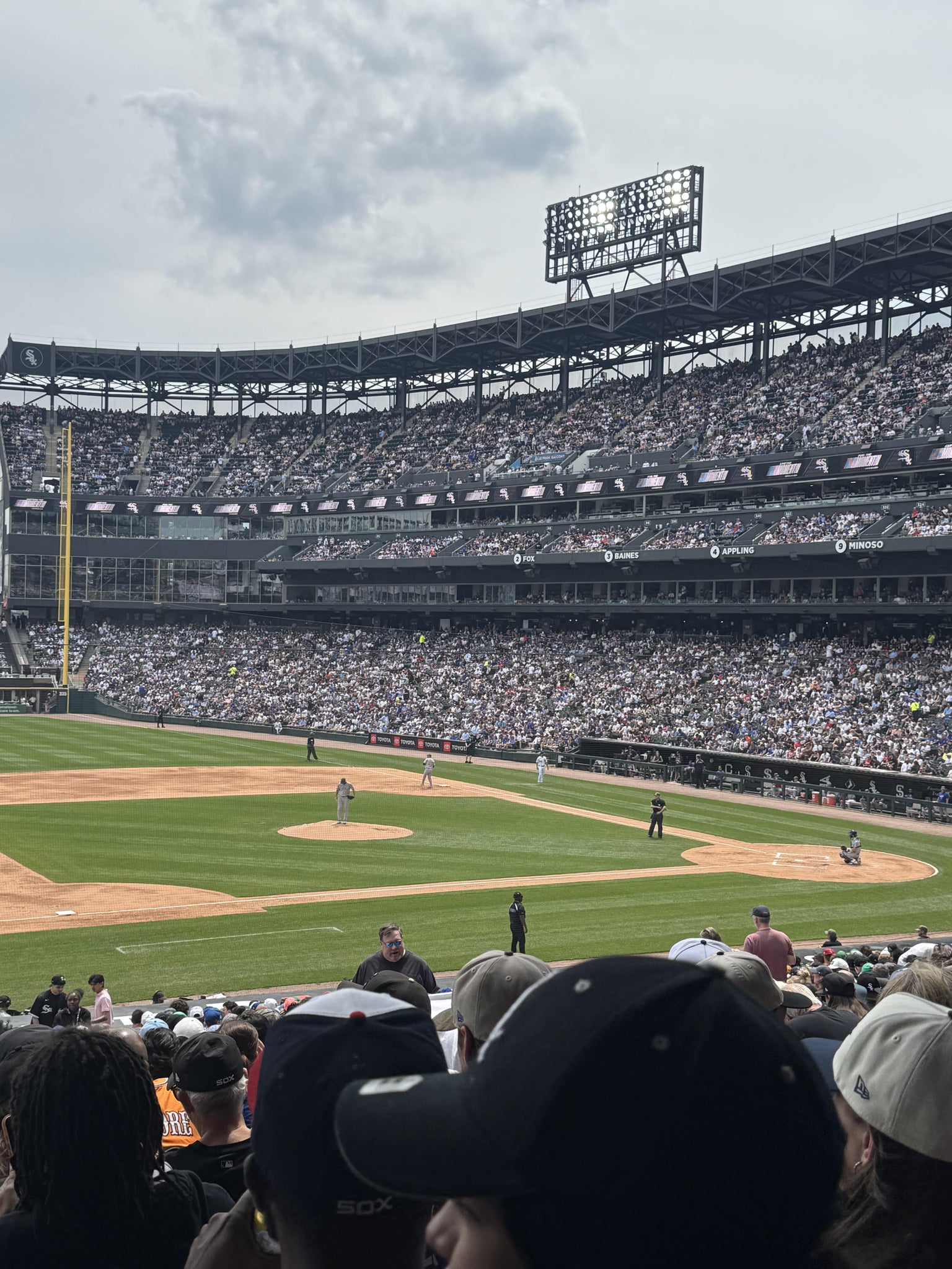 Real Fan View taken from Section 142 at Rate Field by Jean H