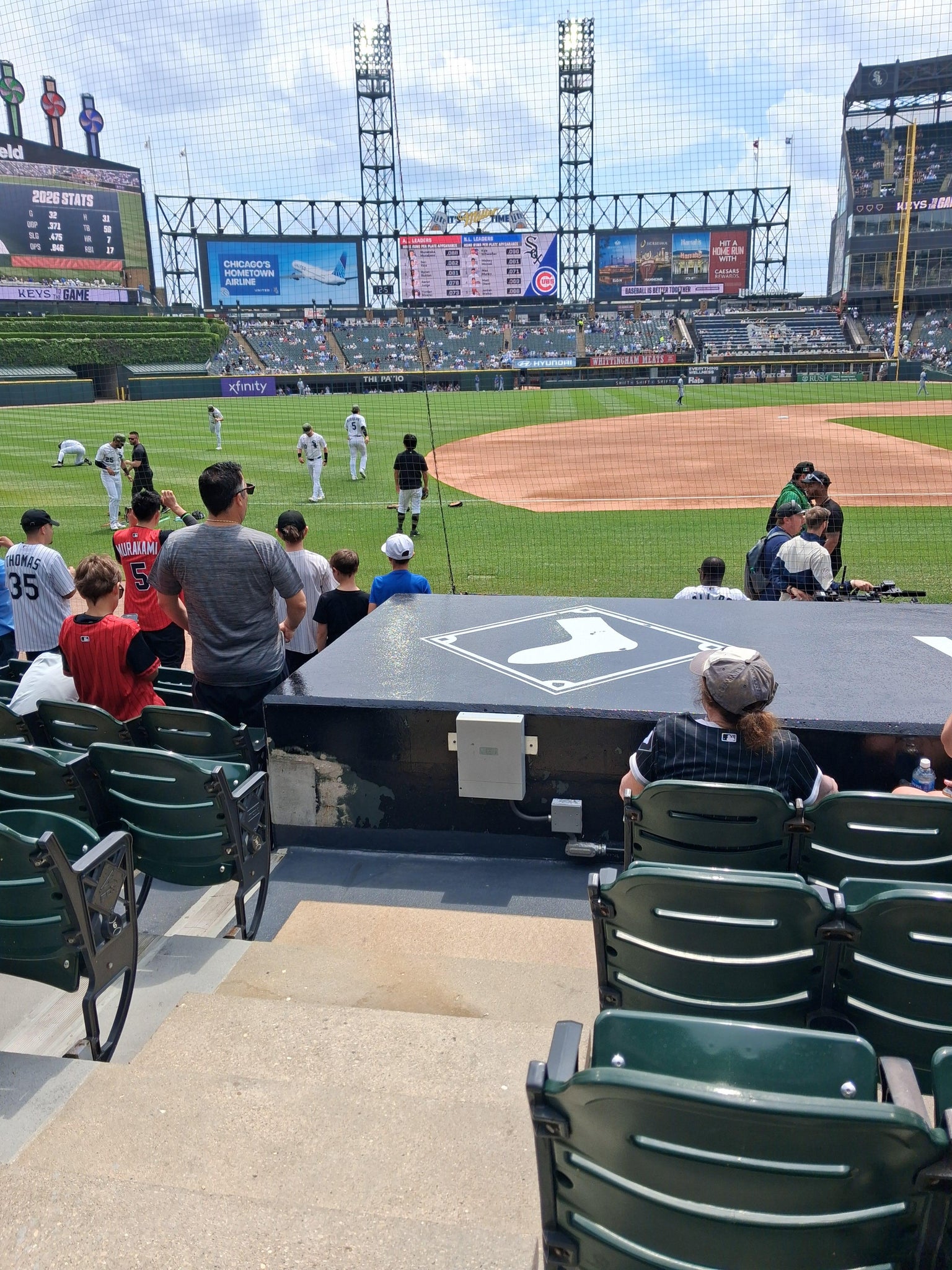 Real Fan View taken from Section 142 at Rate Field by Christine S