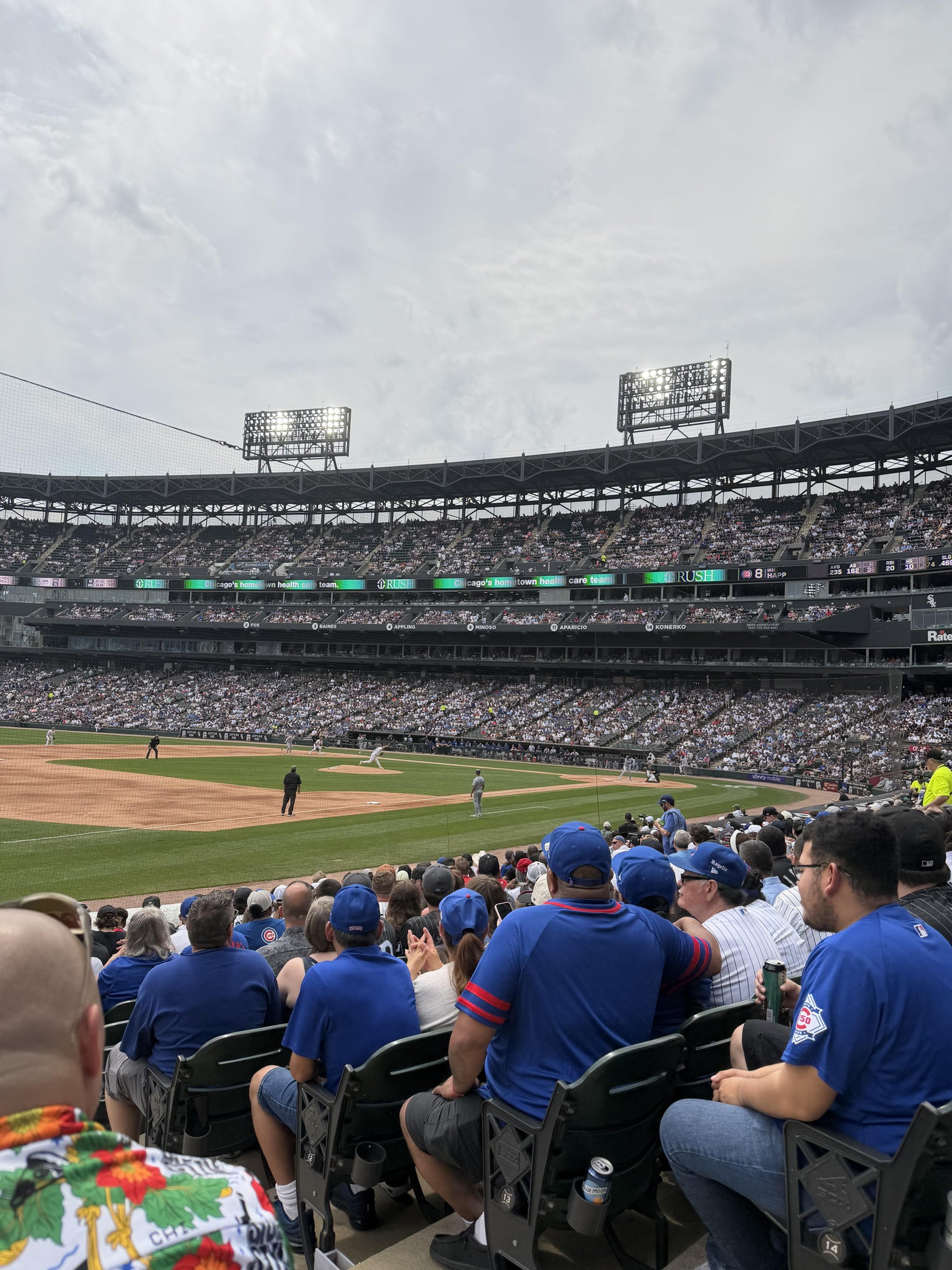 Real Fan View taken from Section 146 at Rate Field by Isabel D