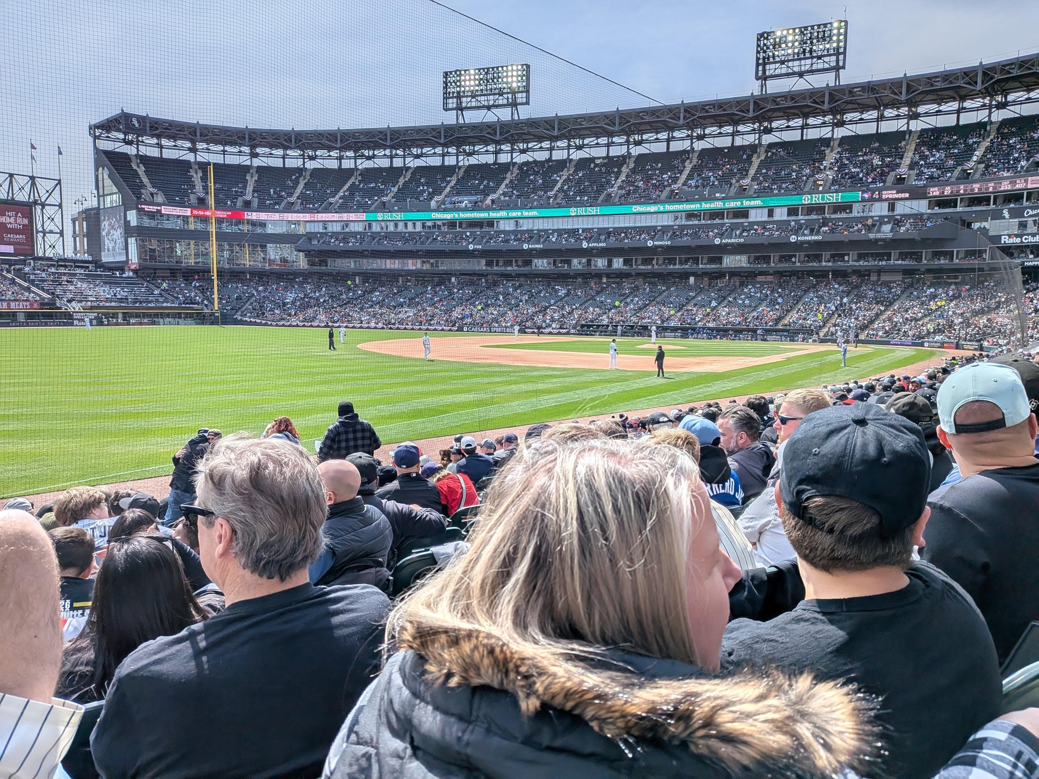 Real Fan View taken from Section 150 at Rate Field by John D