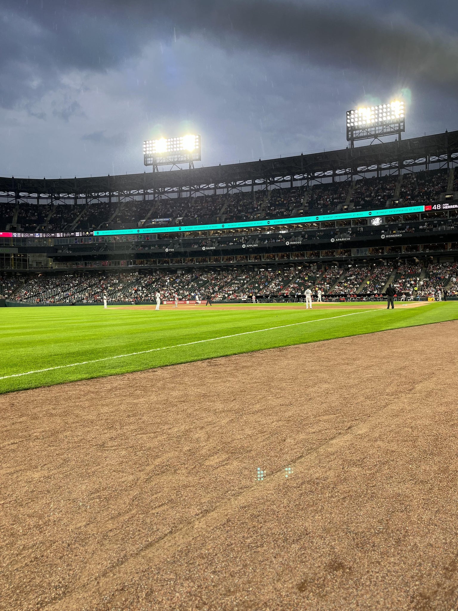 Real Fan View taken from Section 150 at Rate Field by Allan L