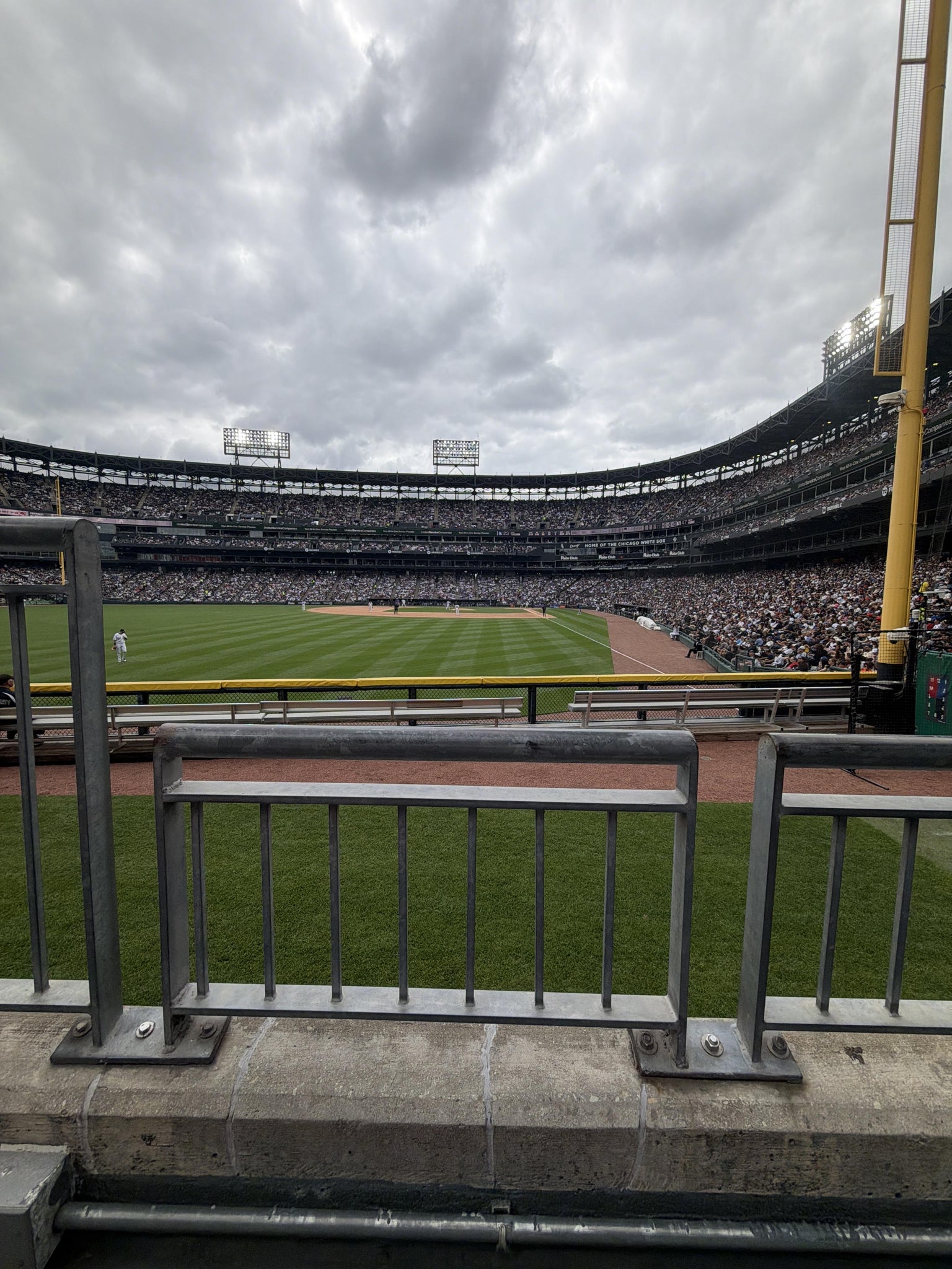 Real Fan View taken from Section 157 at Rate Field by Olivia M
