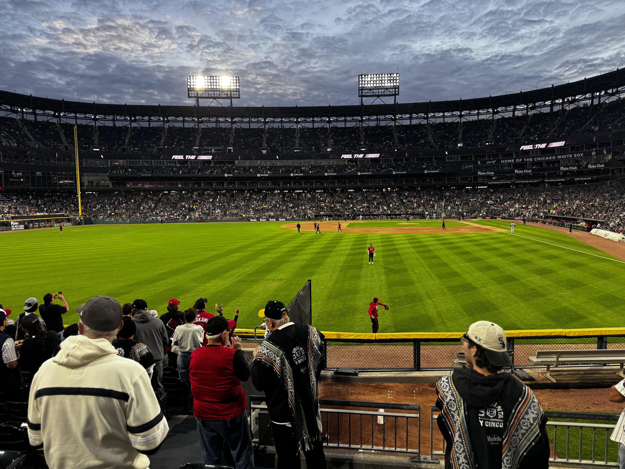 Real Fan View taken from Section 158 at Rate Field by Adam H