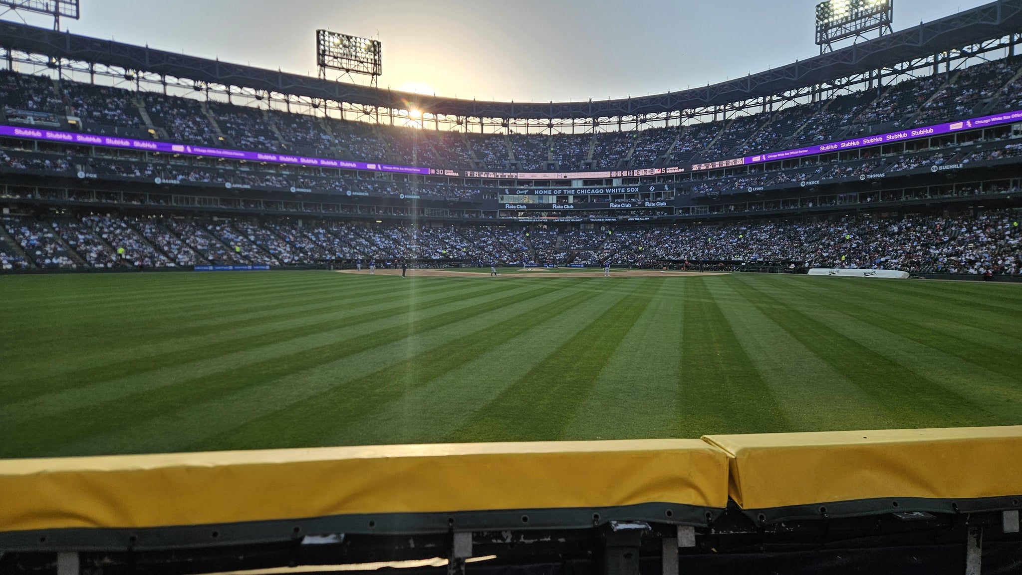 Real Fan View taken from Section 163 at Rate Field by Corey R