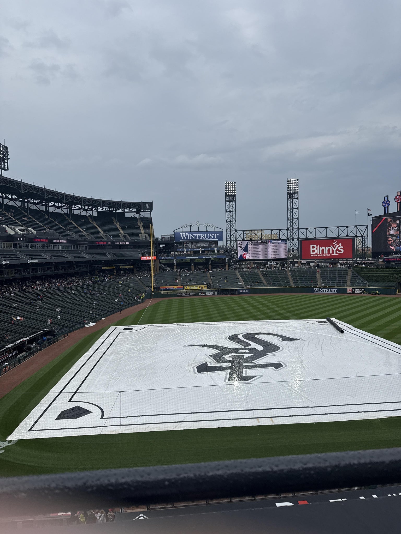 Real Fan View taken from Section 328 at Rate Field by Levi R