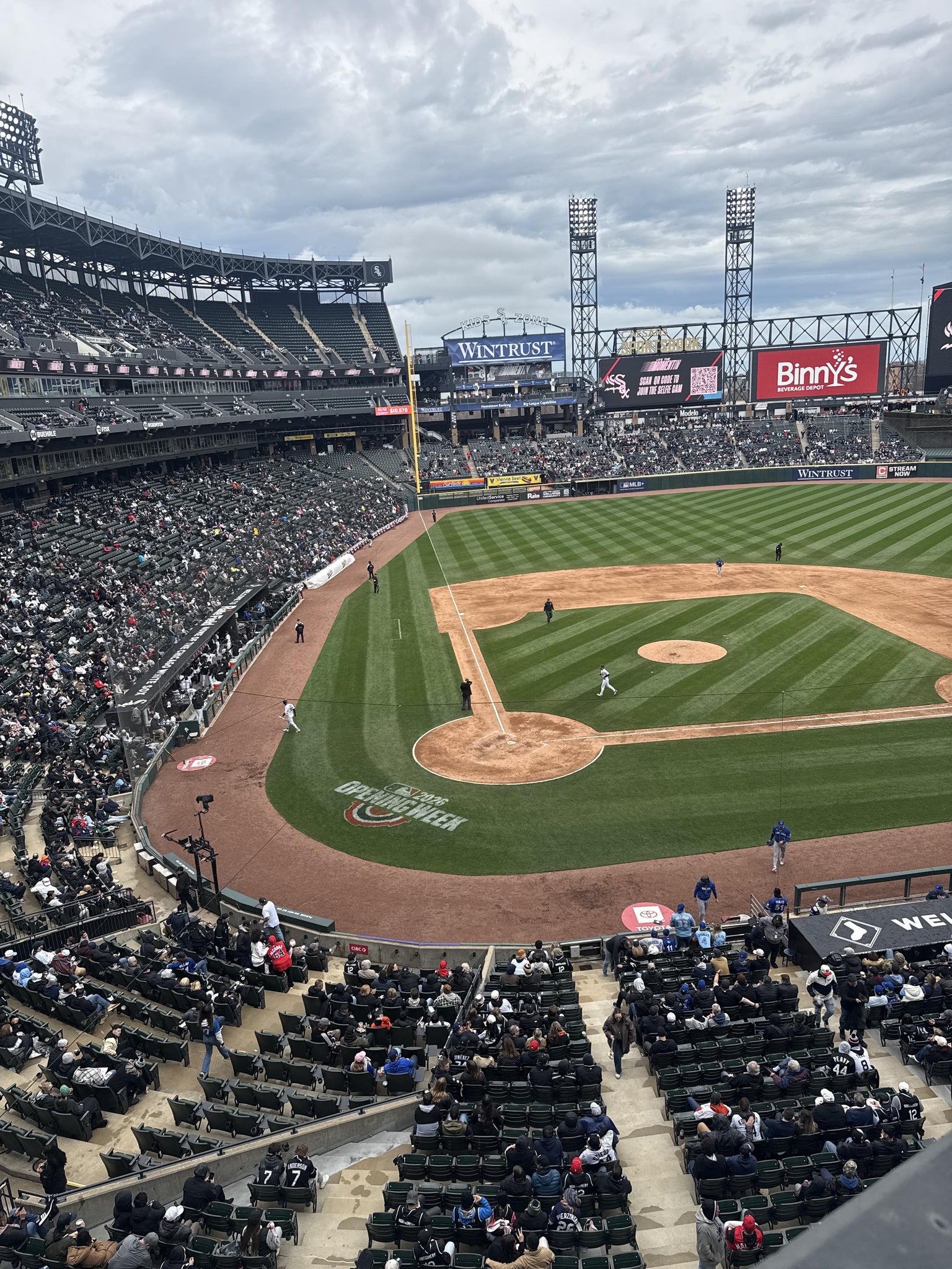 Real Fan View taken from Section 329 at Rate Field by Taron H