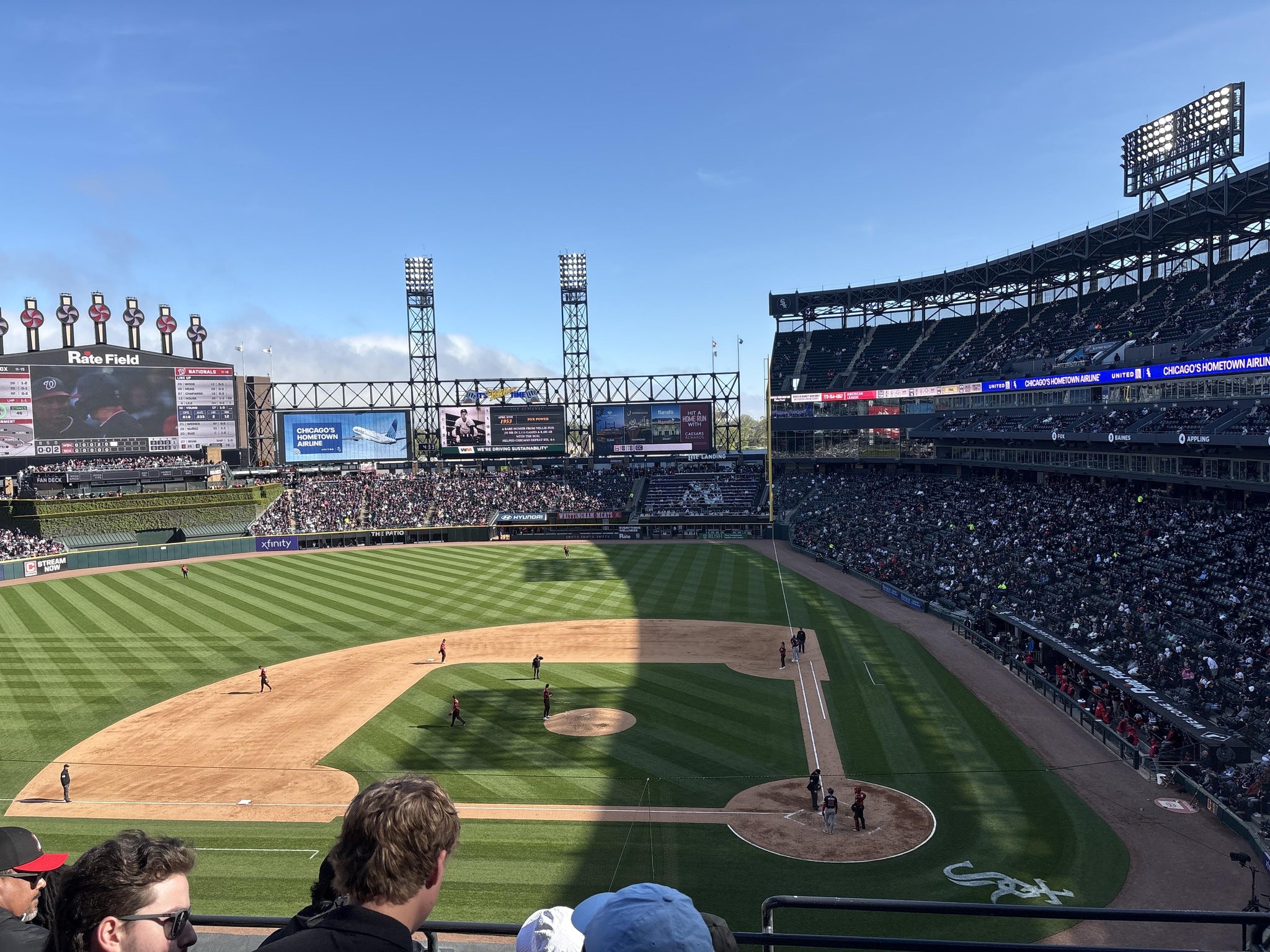 Real Fan View taken from Section 336 at Rate Field by Olivia M