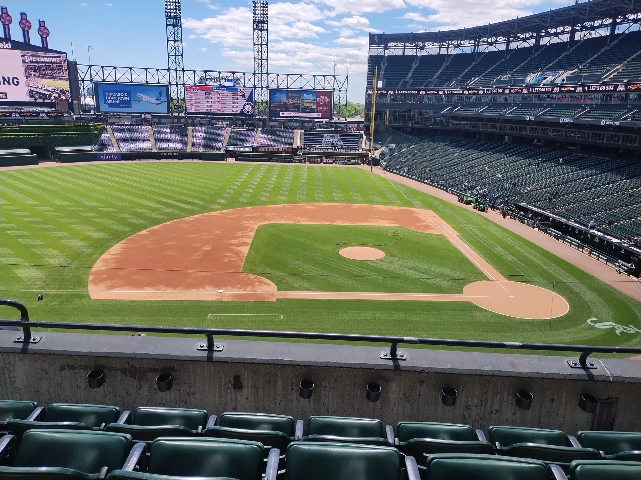Real Fan View taken from Section 338 at Rate Field by Sheryl O