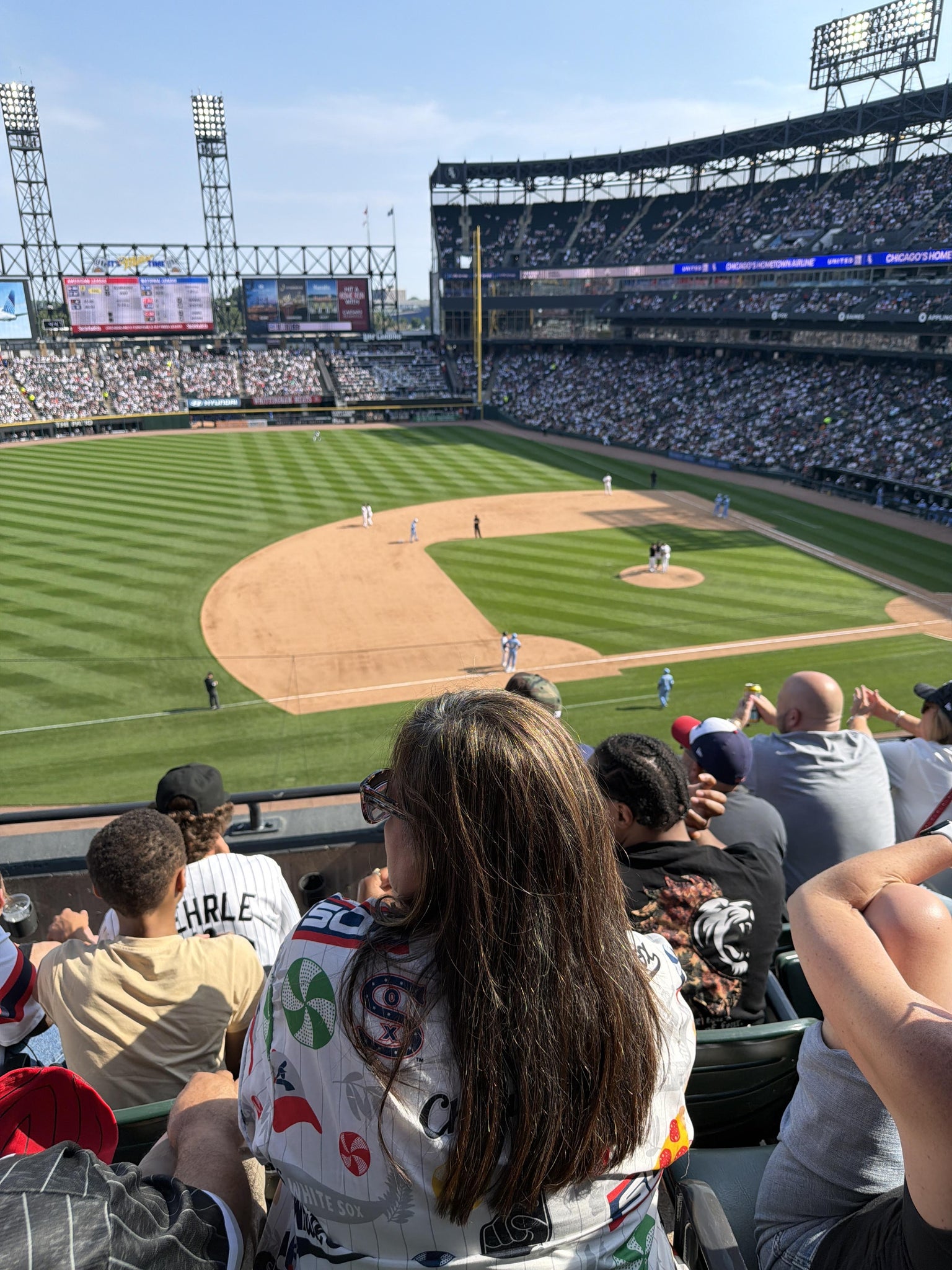 Real Fan View taken from Section 342 at Rate Field by Arlin C