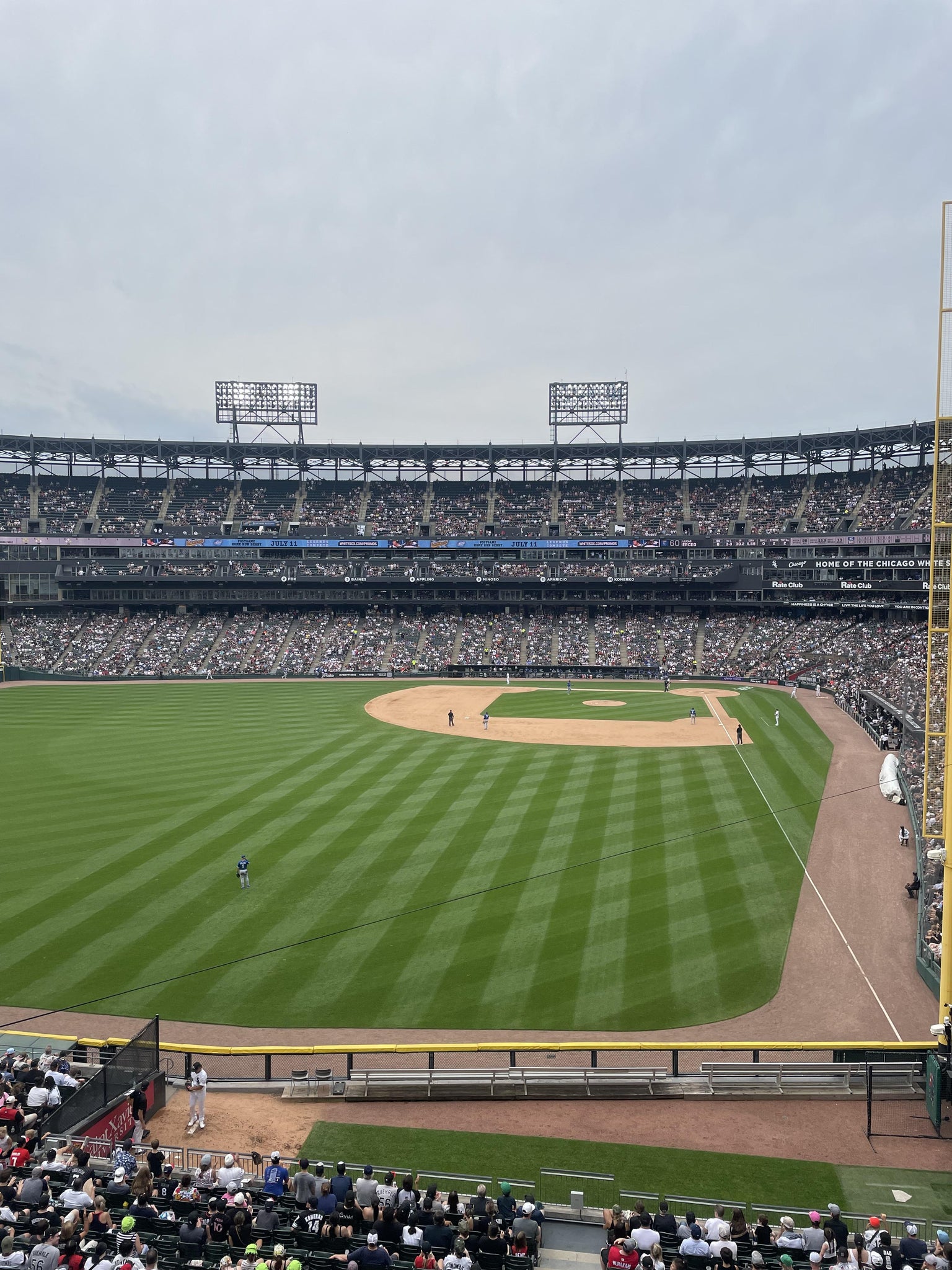 Real Fan View taken from Section 354 at Rate Field by Magaly L