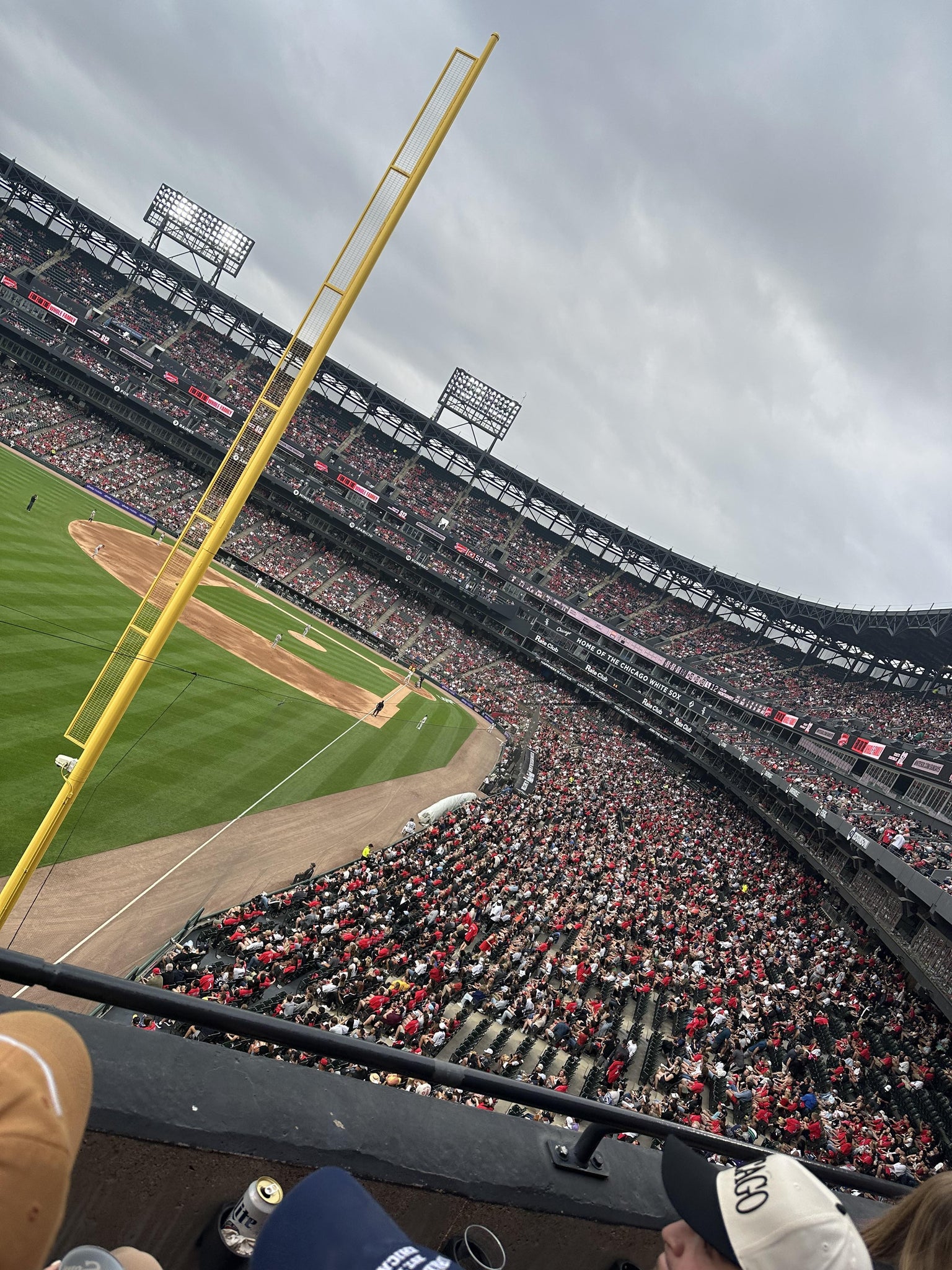 Vue réelle des fans prise de la Section 356 au site Rate Field par Tyriel J